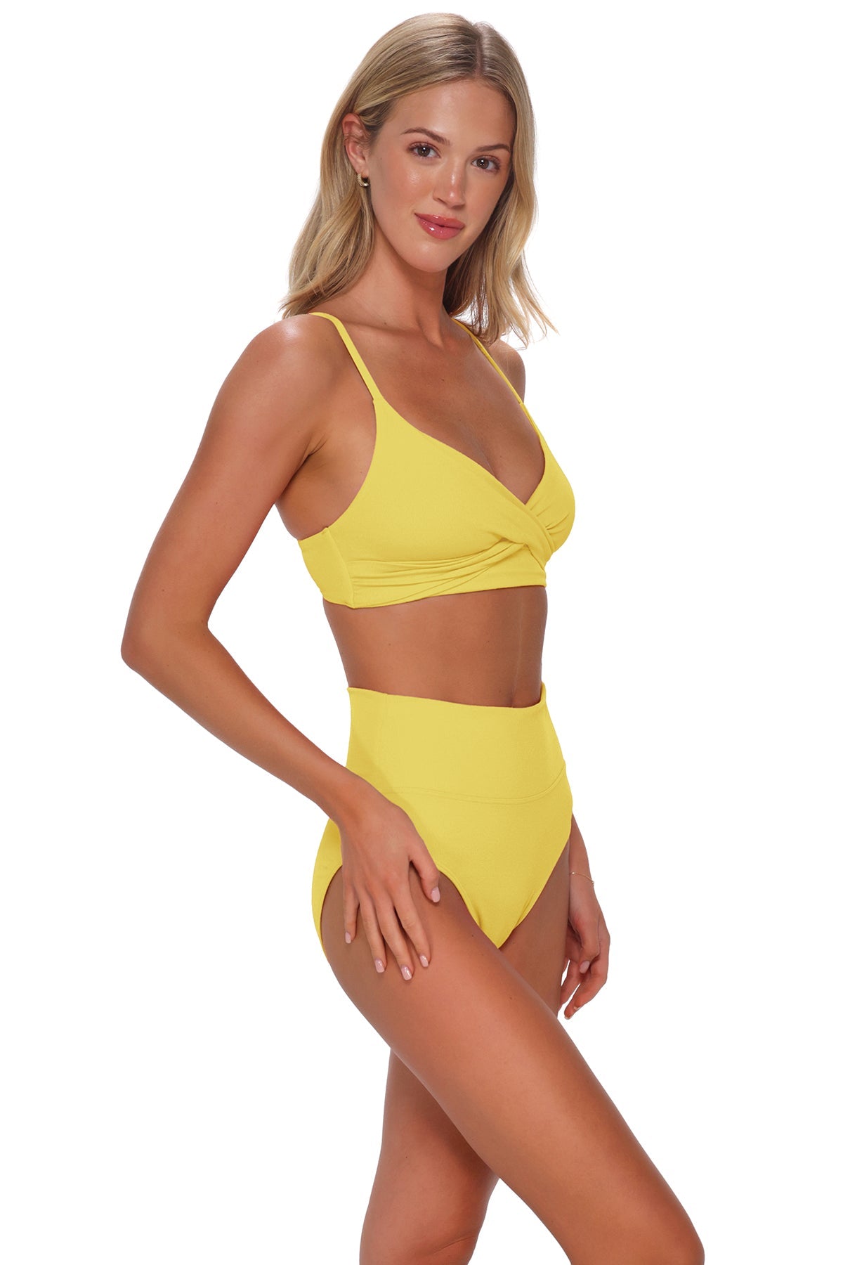 Sunsets Pineapple Crepe Lyla Bralette Top