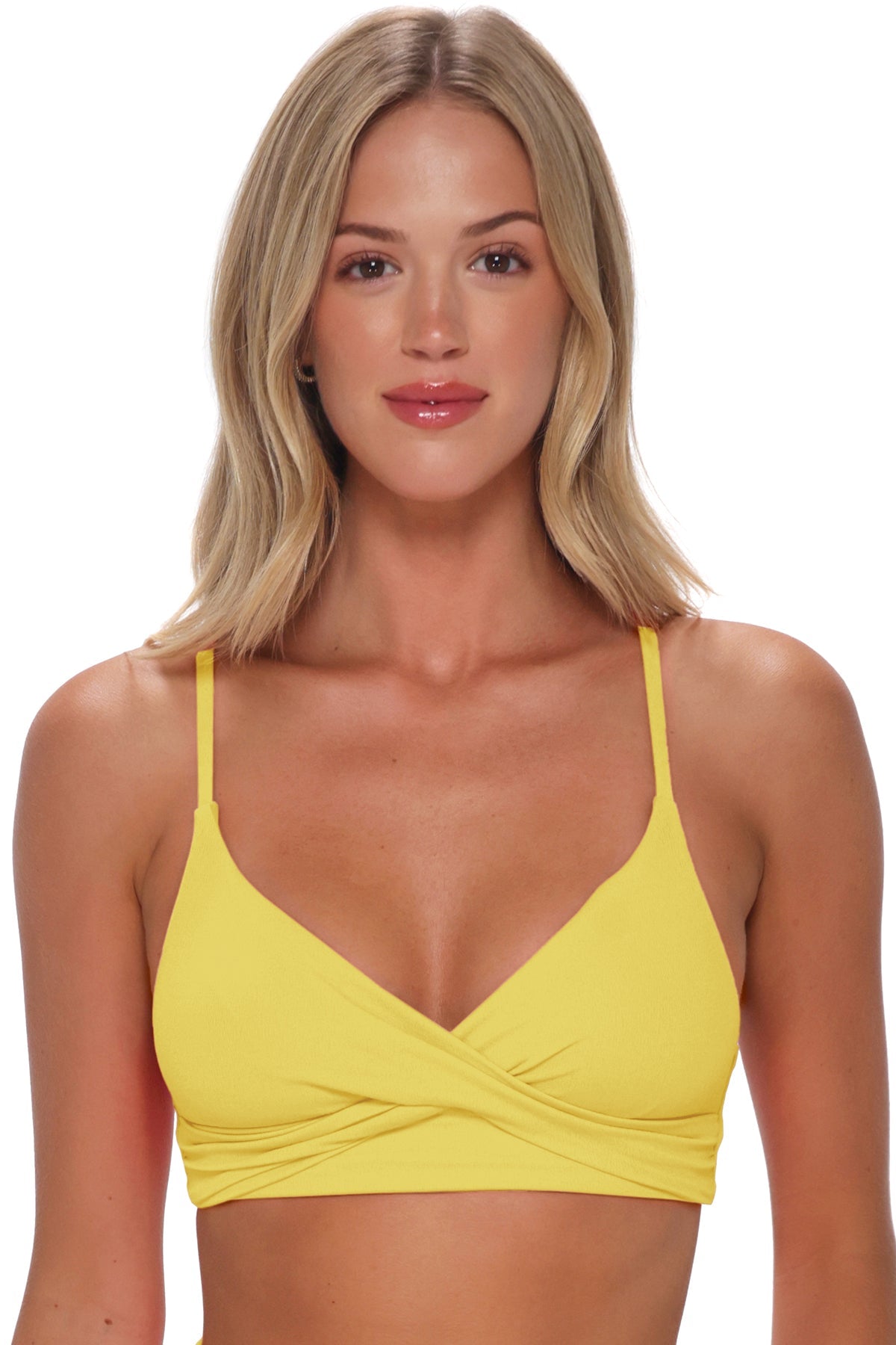 Sunsets Pineapple Crepe Lyla Bralette Top