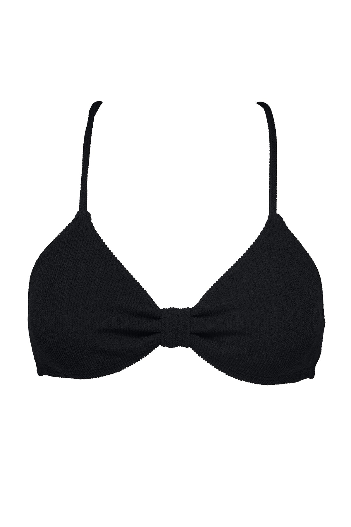 Pacifica Black Rib Indie Bralette Top
