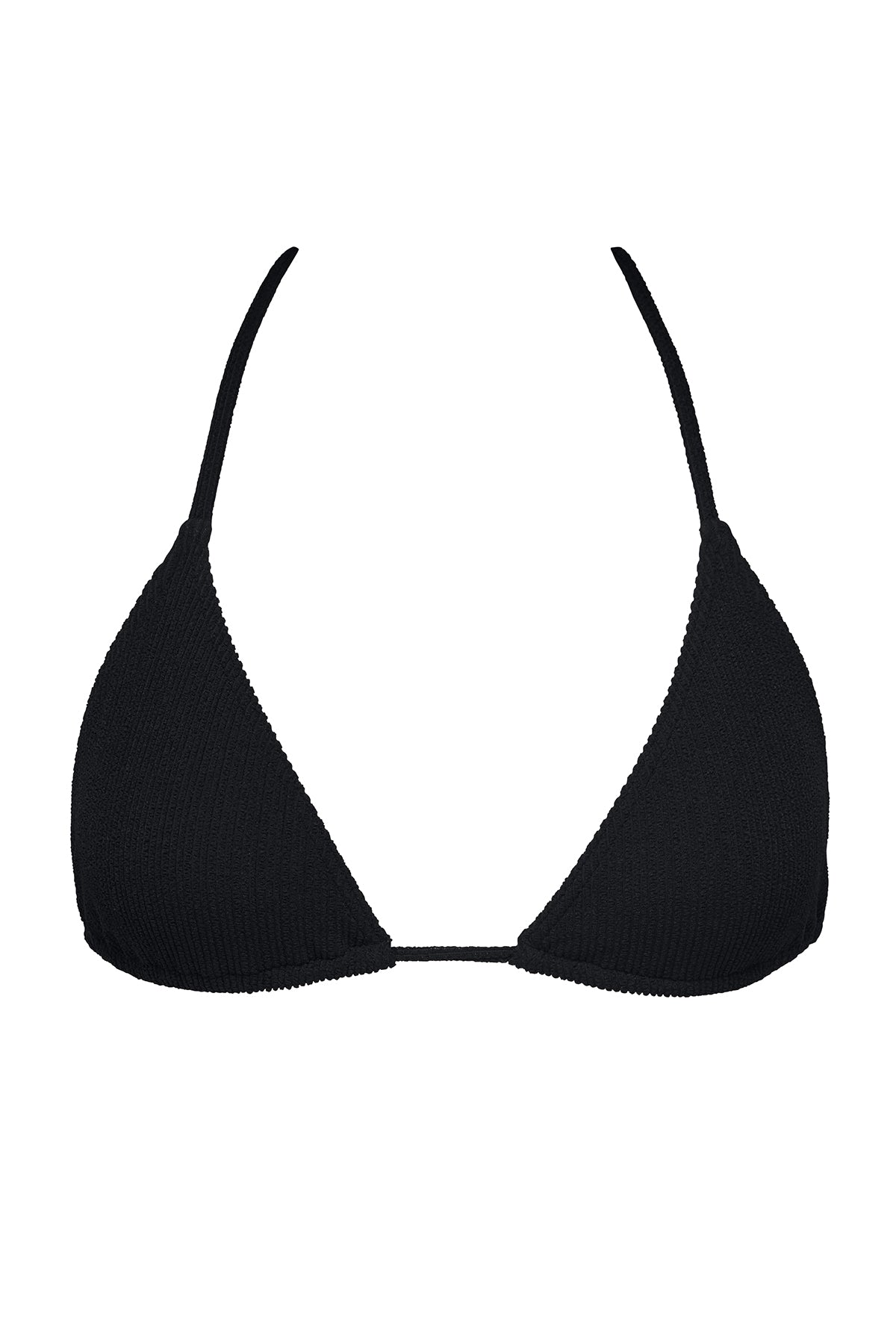 Pacifica Black Rib Tiana Triangle Top