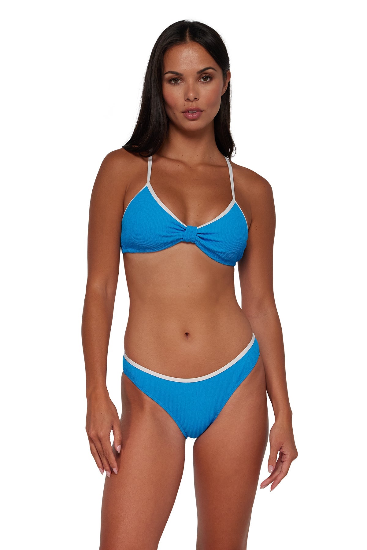 Pacifica Blueberry Indie Bralette Top with Trim