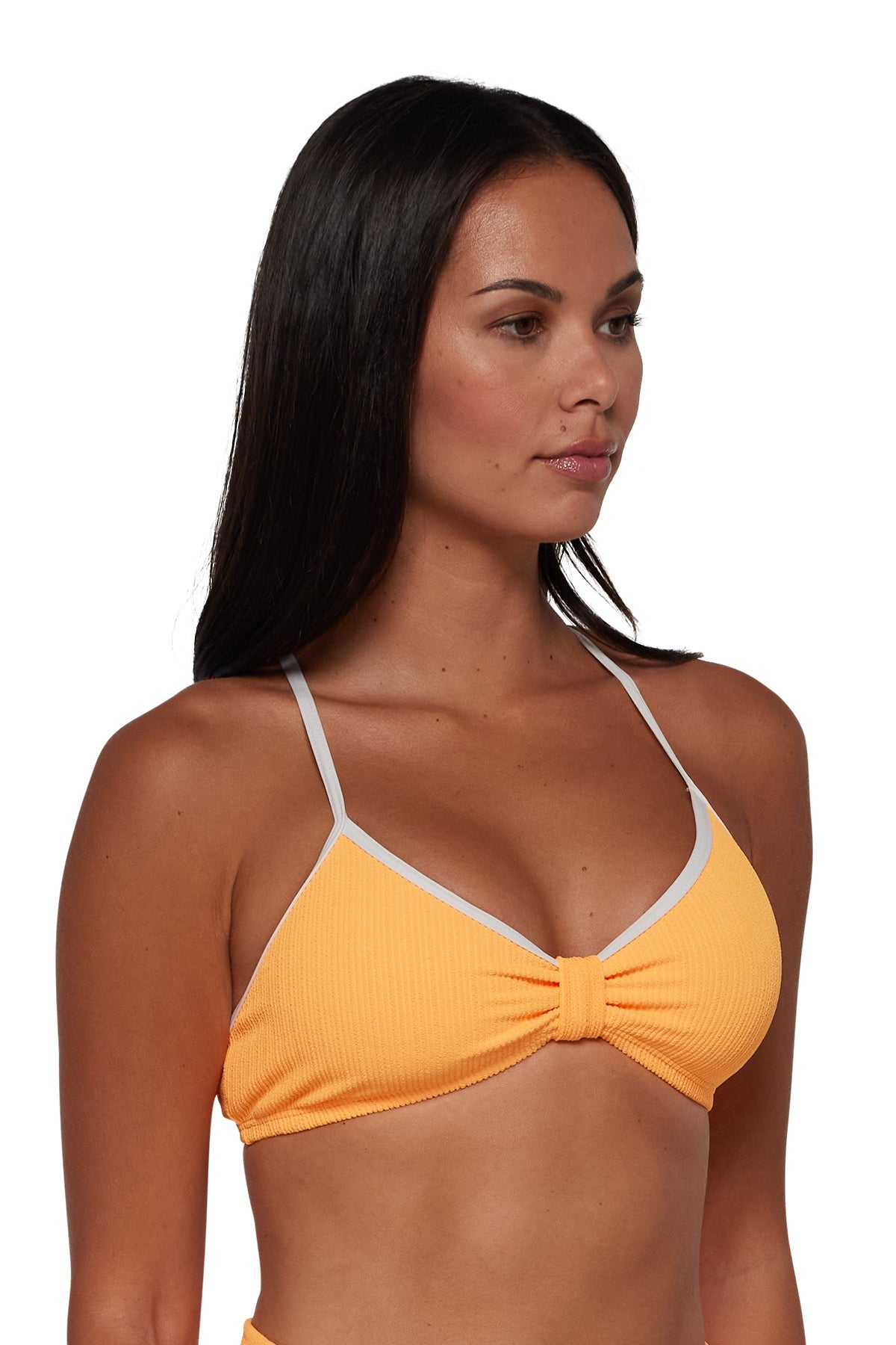 Pacifica Papaya Indie Bralette Top with Trim