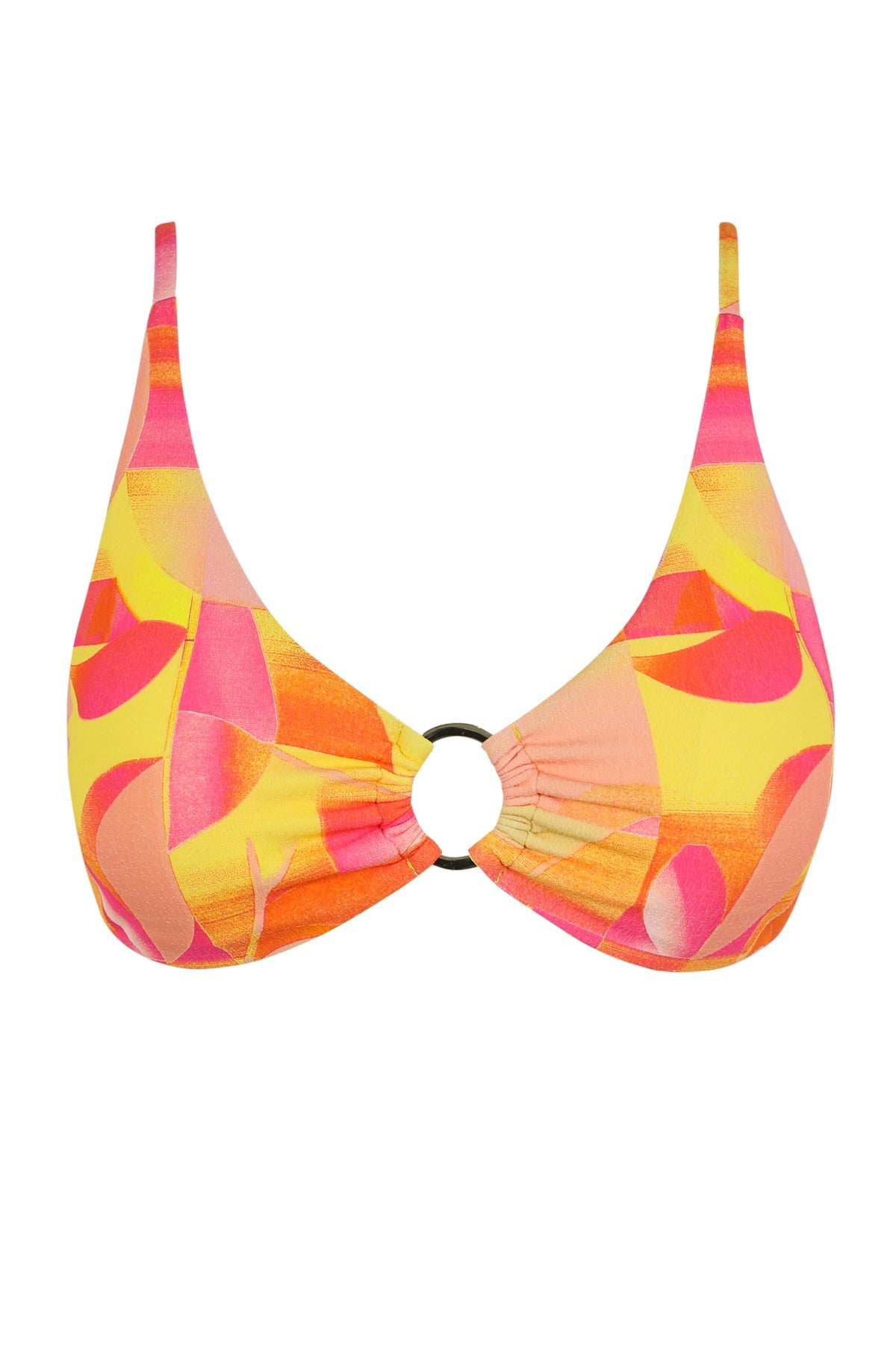 Sunsets Dreamsicle Crepe Carrie Crossback Top