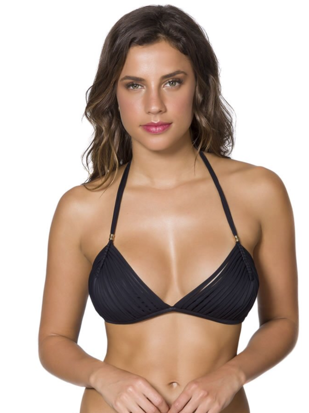 Guria Black Multi-Strings Triangle Top - Key West Swimwear