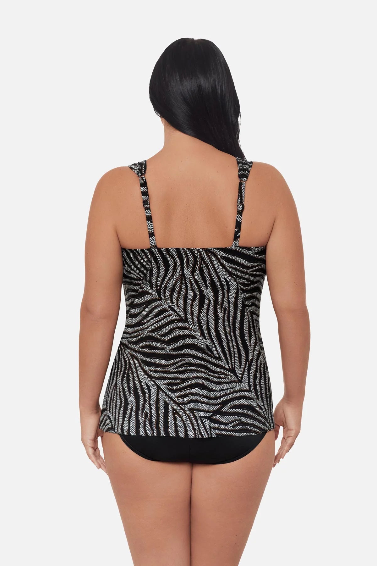 Miraclesuit Plus Zirconic Dazzle Tankini Top
