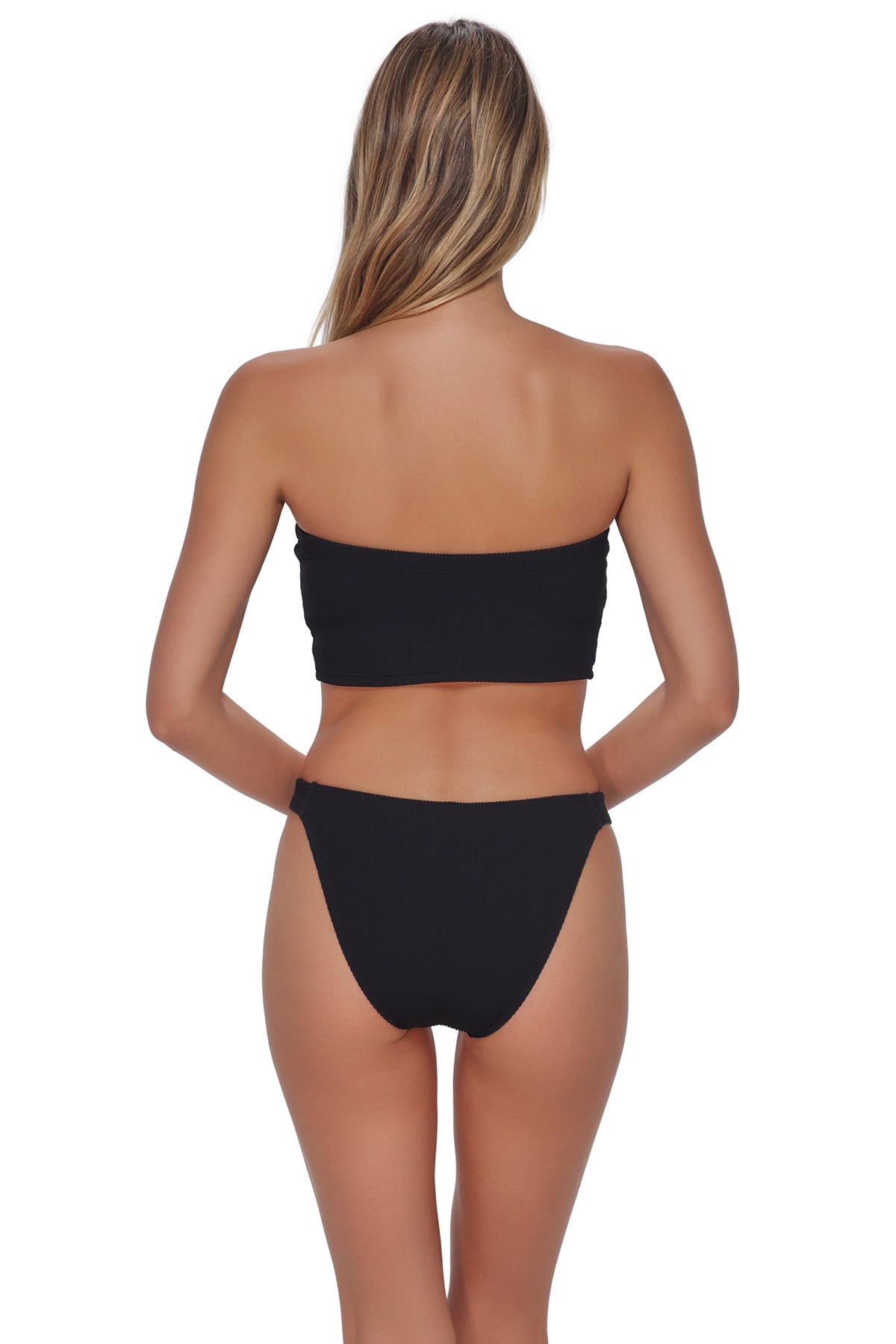 Pacifica Black Rib Shellie Tube Top
