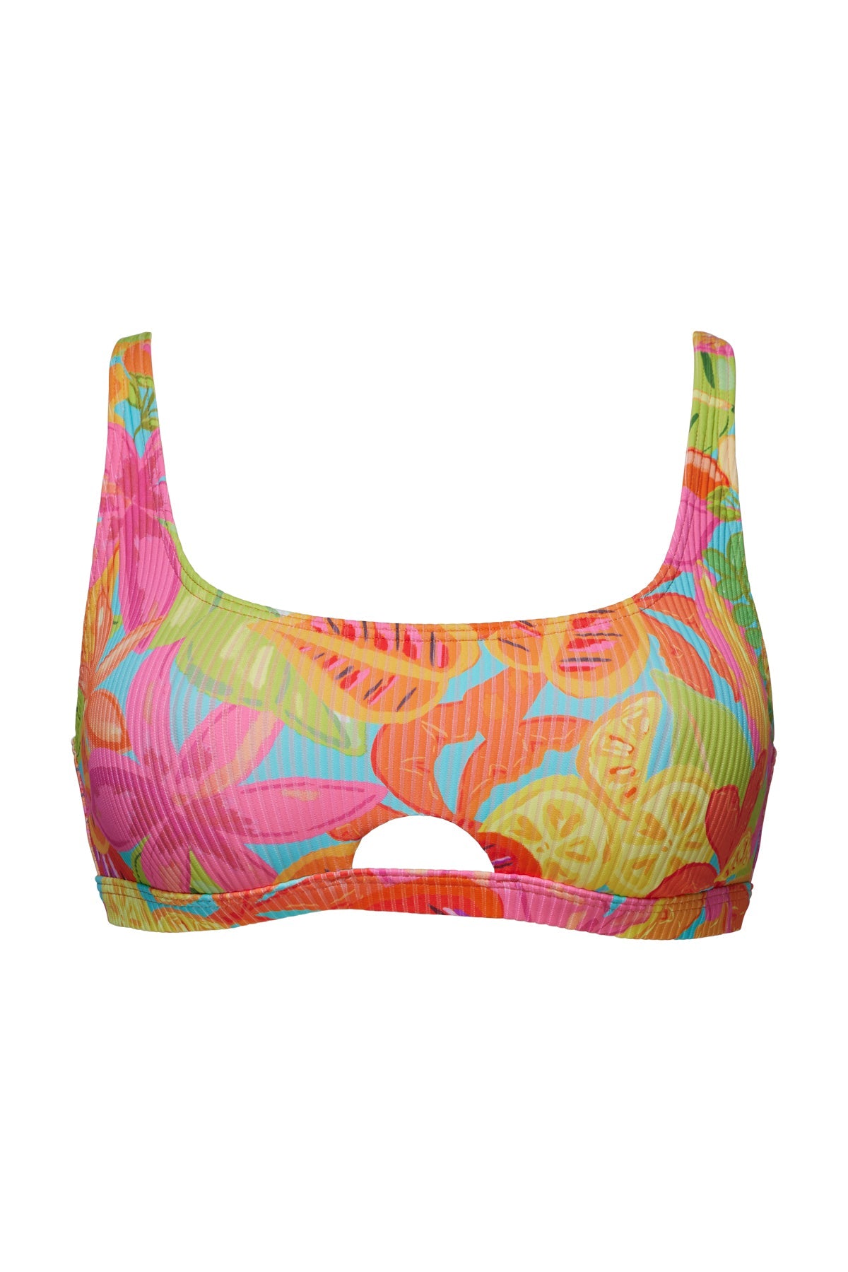 Sunsets Citrus Grove Sandbar Rib Brandi Bralette Top