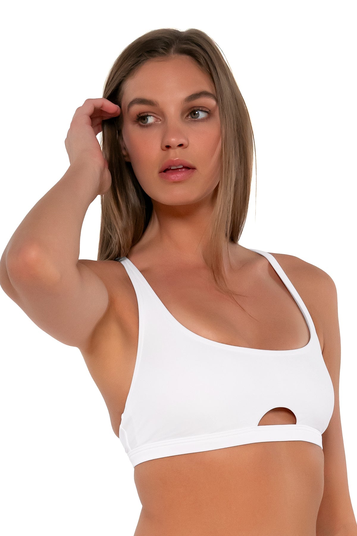 Sunsets White Lily Brandi Bralette Top