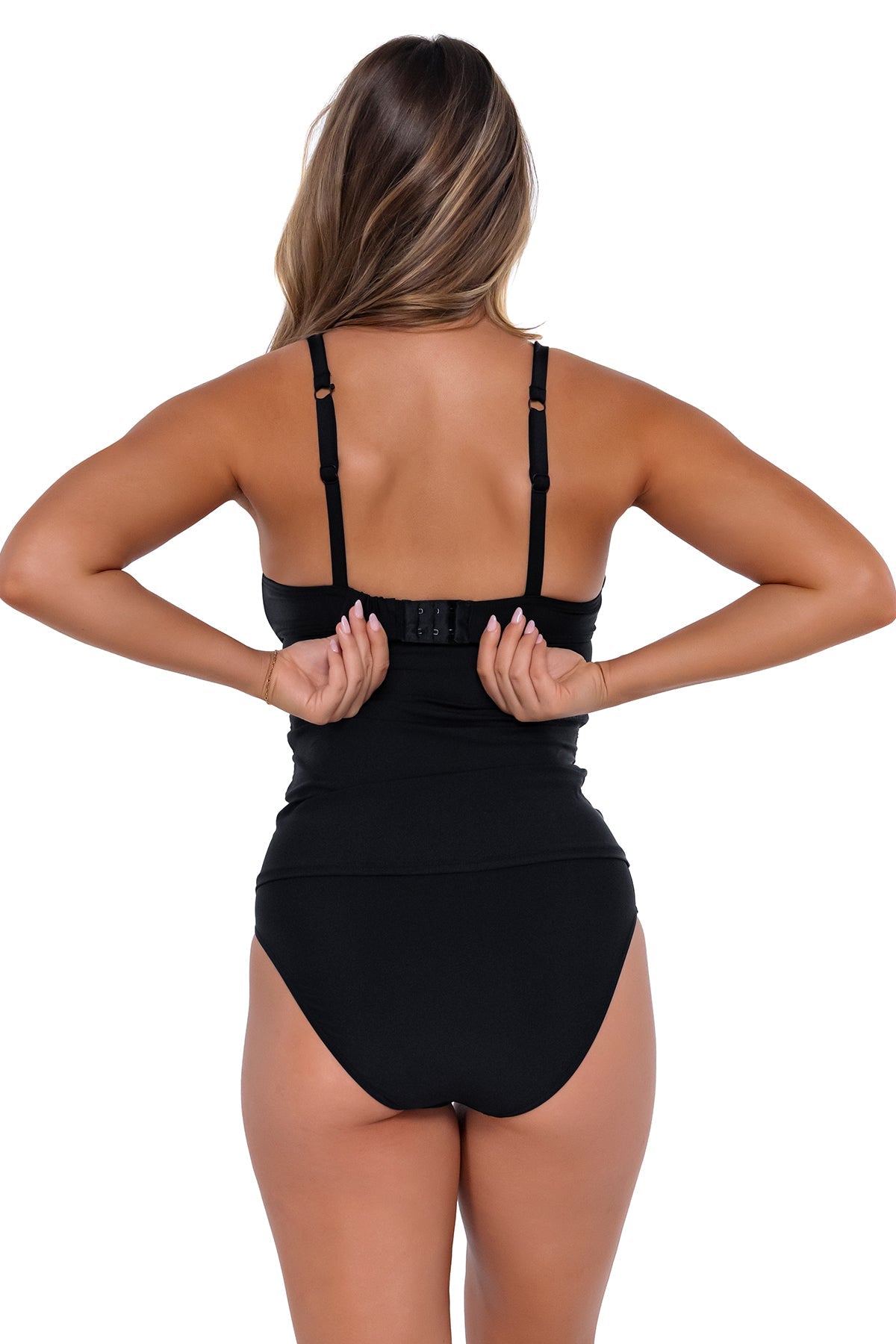 Sunsets Black Serena Tankini Top