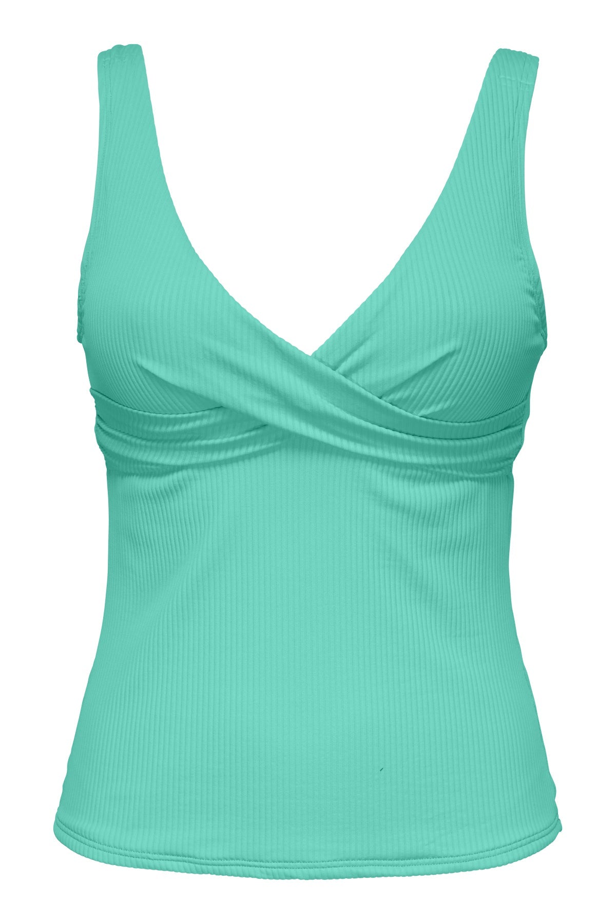 Sunsets Aqua Mist Sandbar Rib Elsie Tankini Top
