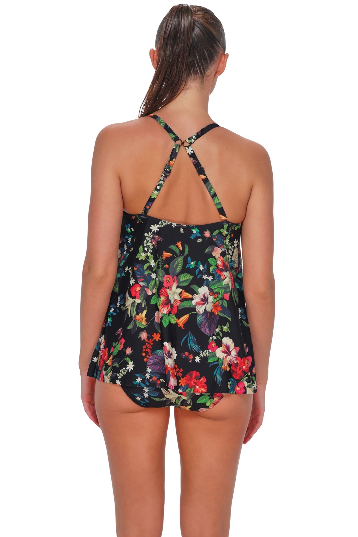 Sunsets Fleur Noire Elena Tankini Top