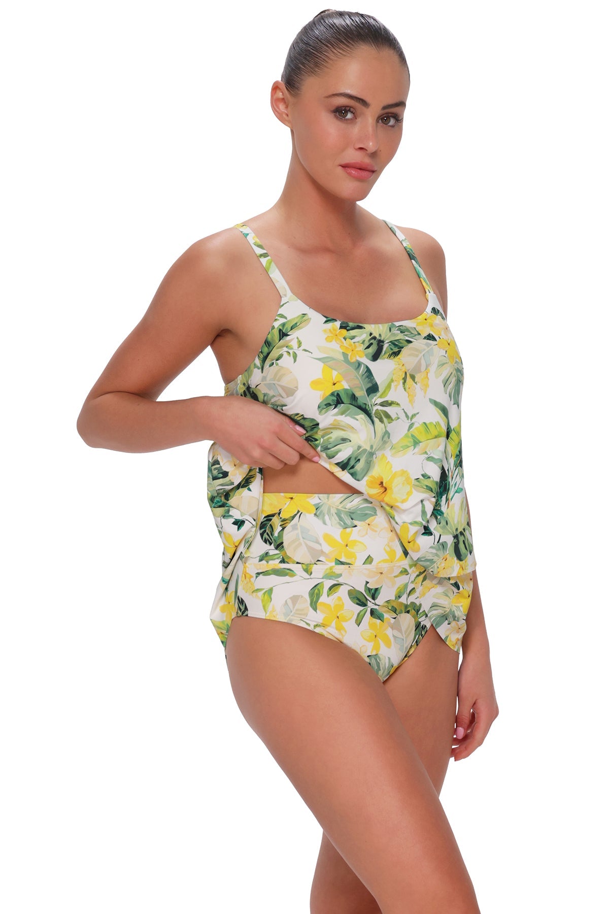Sunsets Isla Soleil Crepe Elena Tankini Top