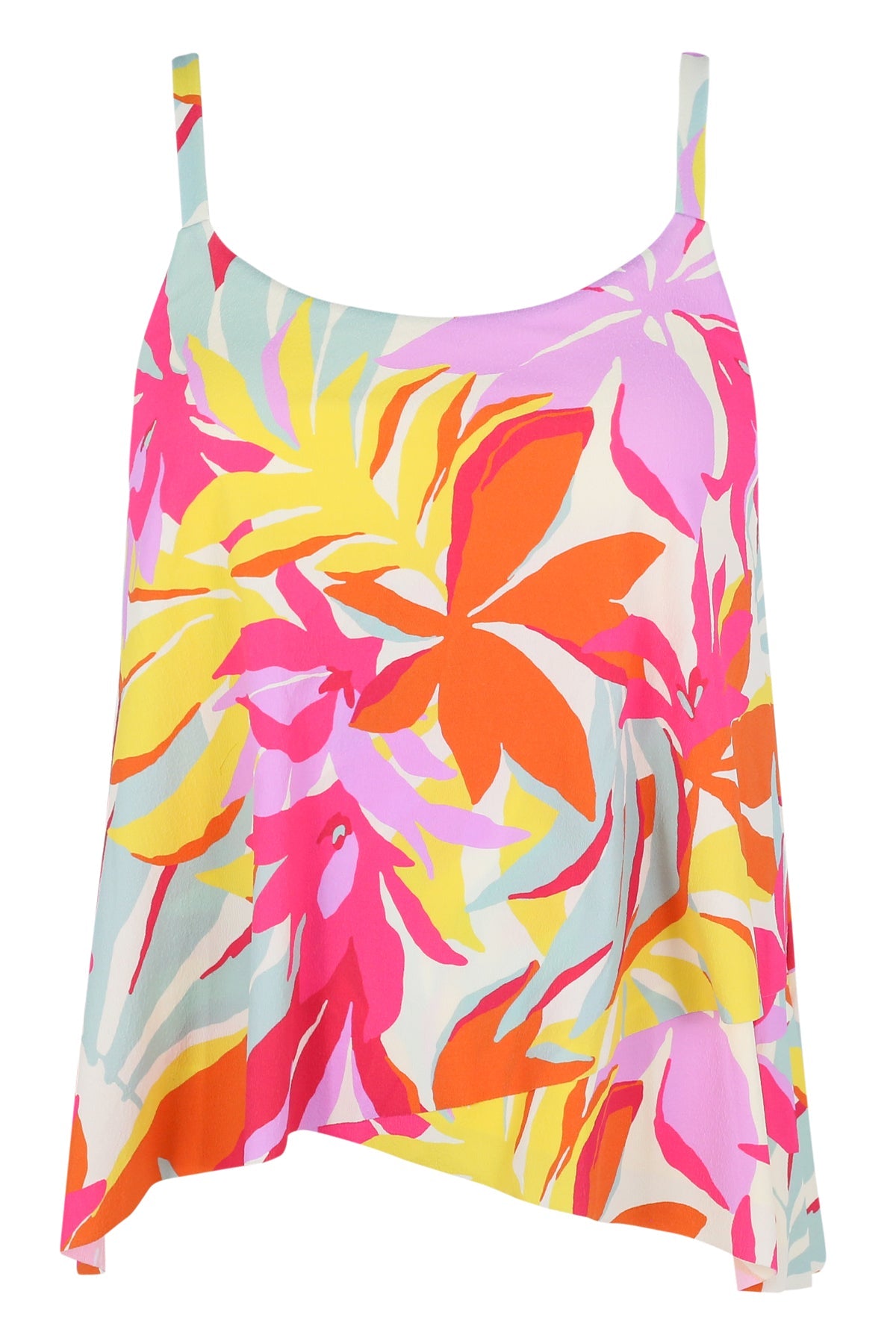 Sunsets Tropicolor Crepe Elena Tankini Top