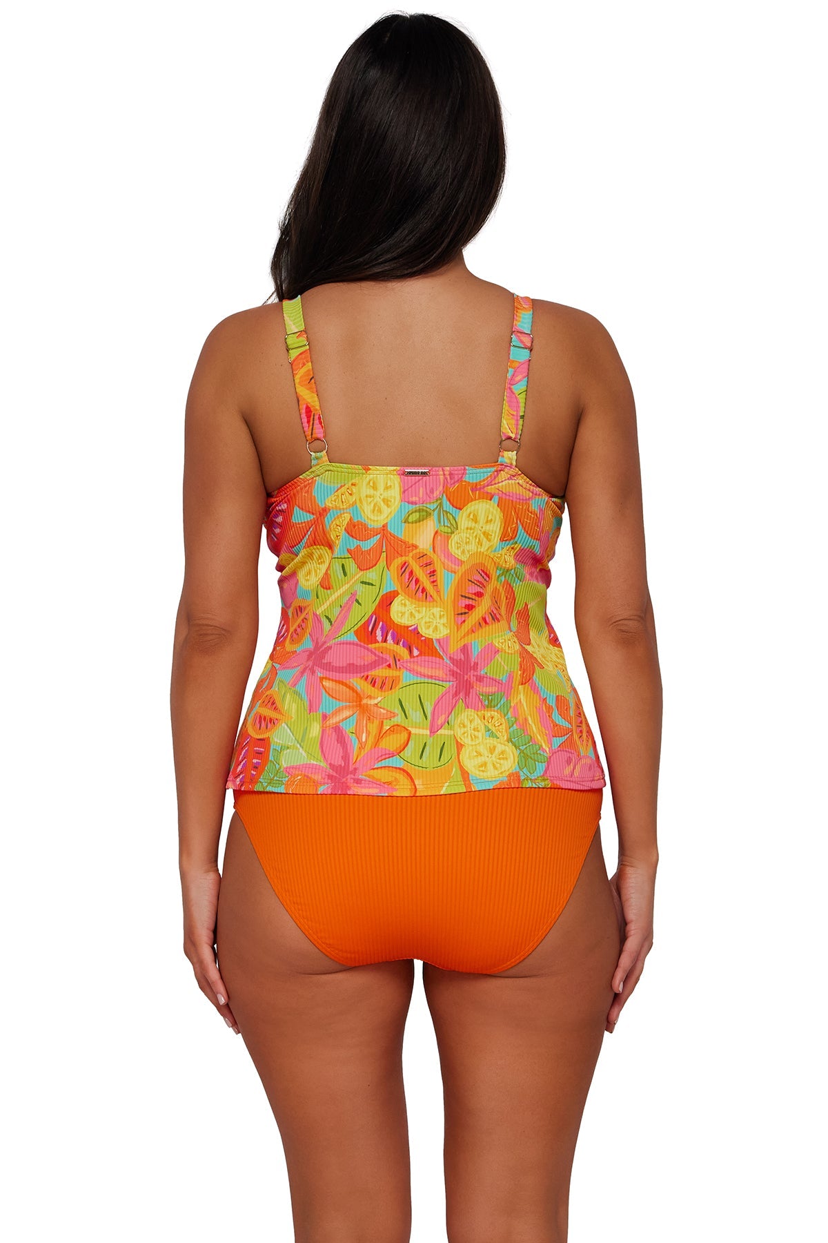 Sunsets Citrus Grove Sandbar Rib Forever Tankini Top