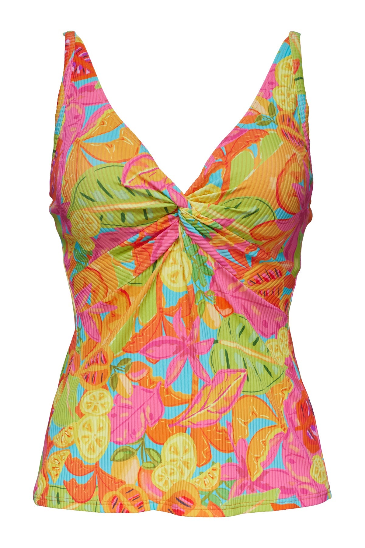 Sunsets Citrus Grove Sandbar Rib Forever Tankini Top