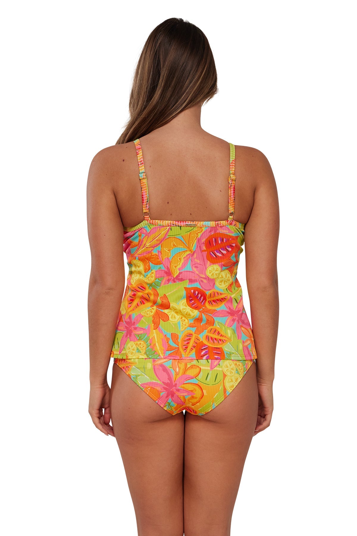 Sunsets Citrus Grove Sandbar Rib Forever Tankini Top
