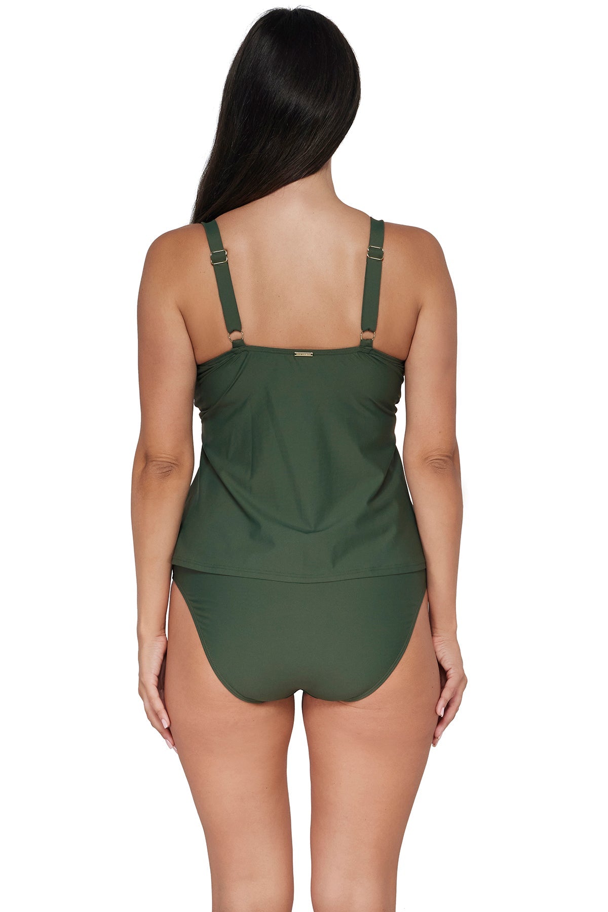 Sunsets Island Green Forever Tankini Top