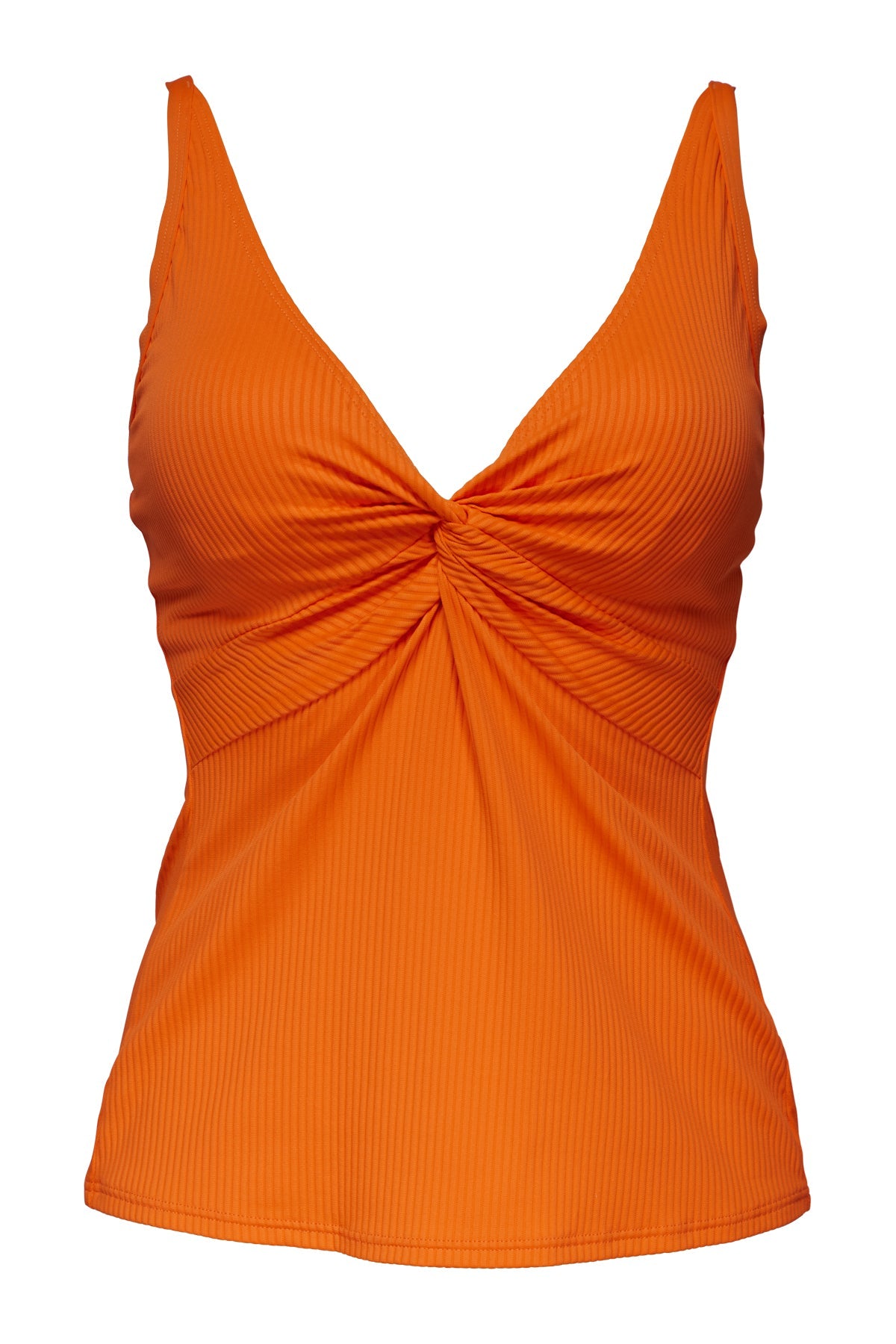 Sunsets Kumquat Sandbar Rib Forever Tankini Top