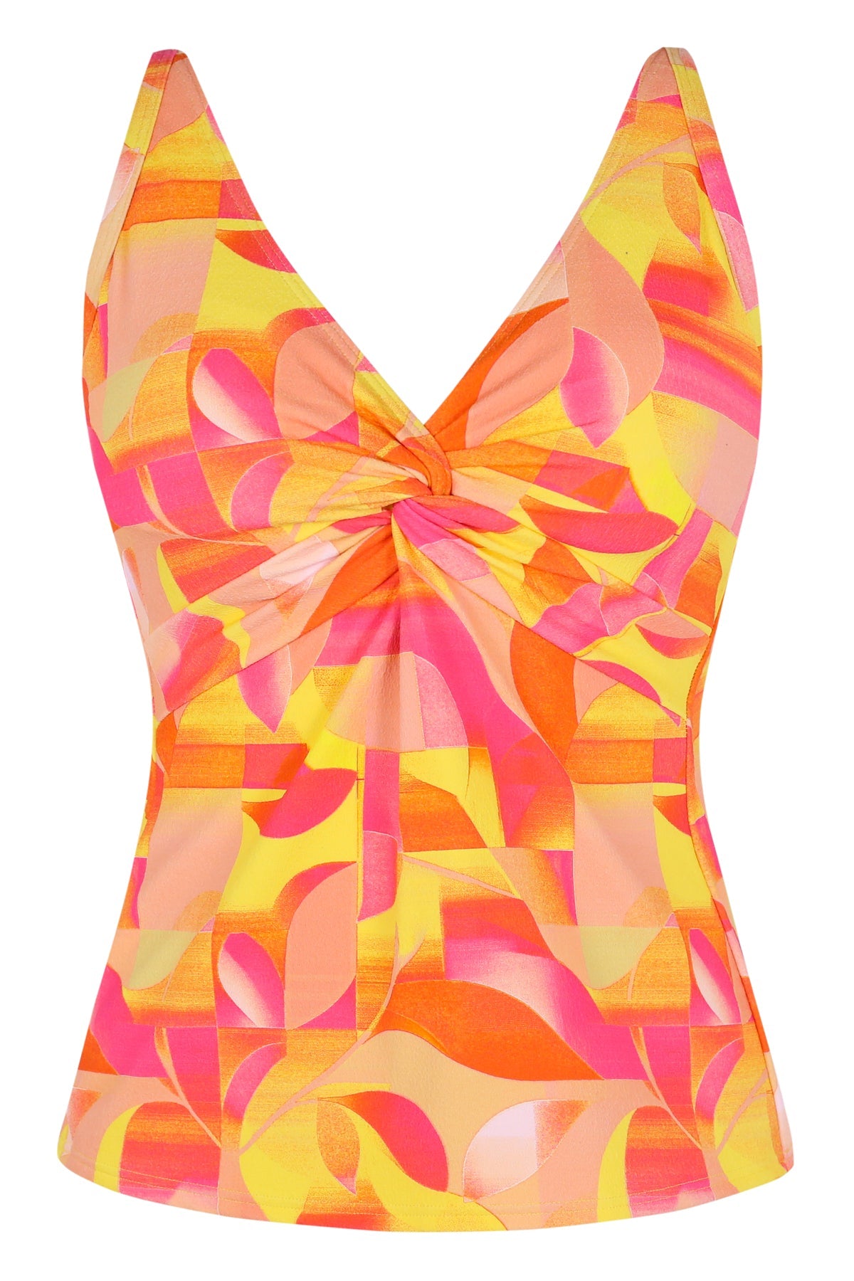 Sunsets Dreamsicle Crepe Forever Tankini Top