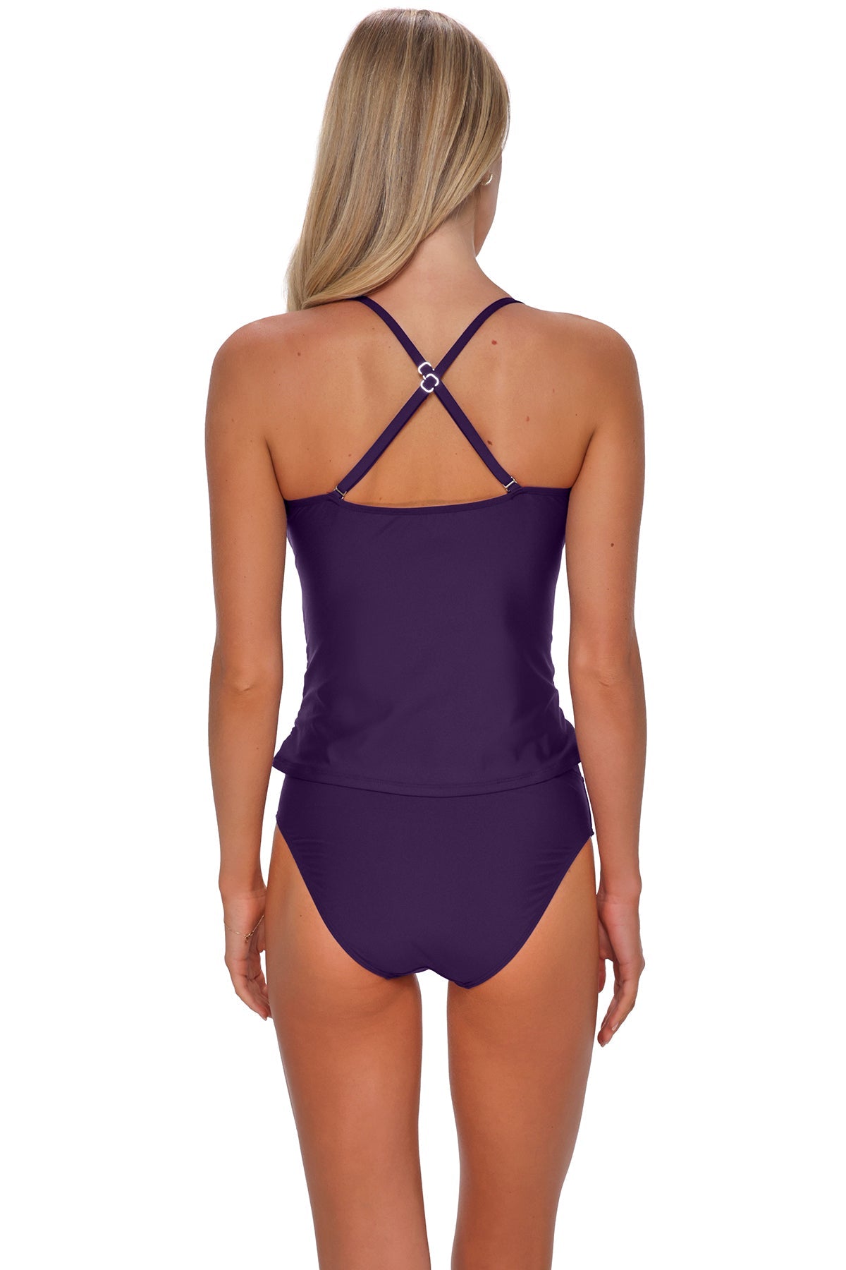Sunsets Paradise Plum Simone Tankini Top