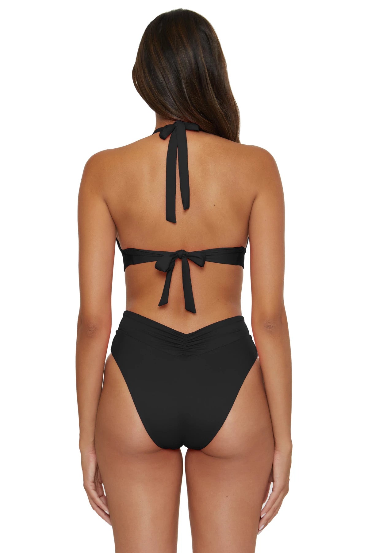 Becca Black V-Wire Halter Top