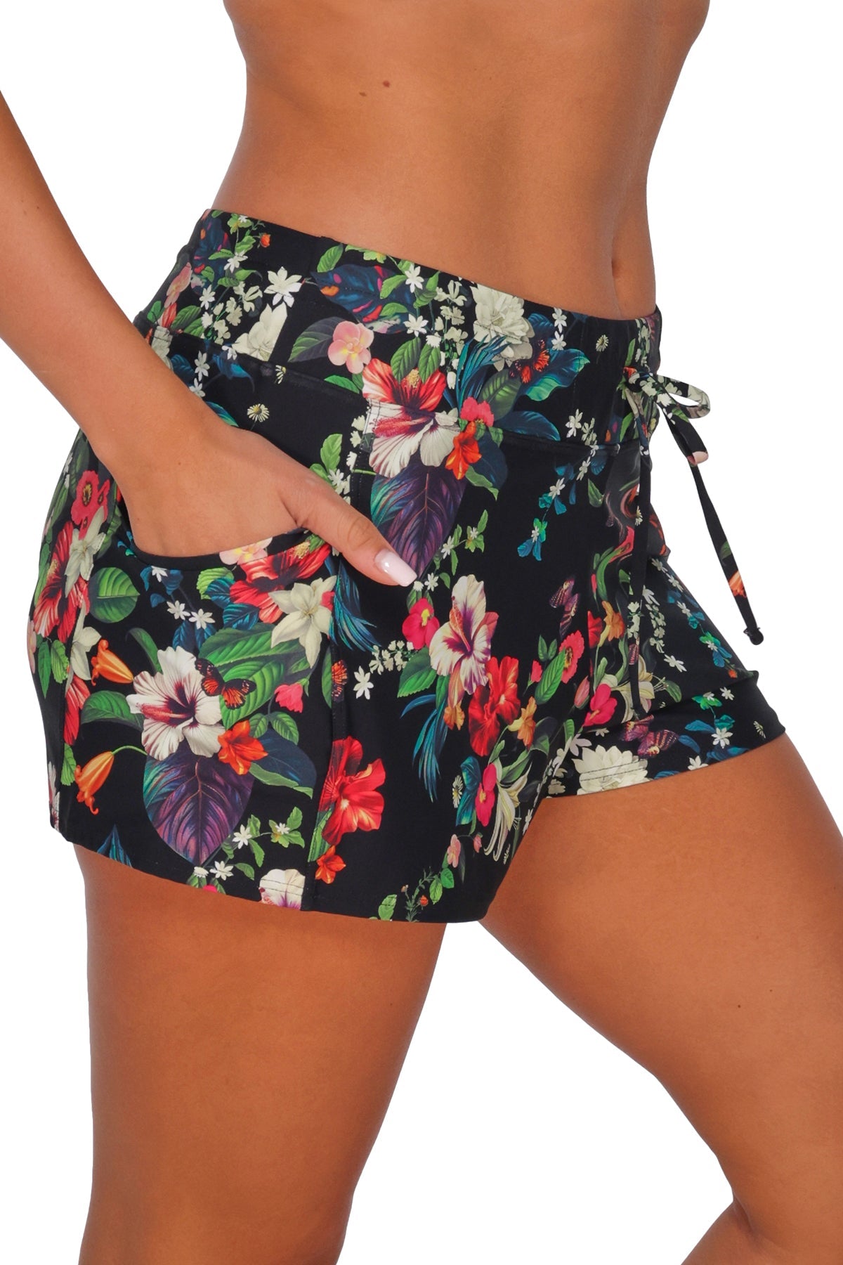 Sunsets Escape Fleur Noire Laguna Swim Short