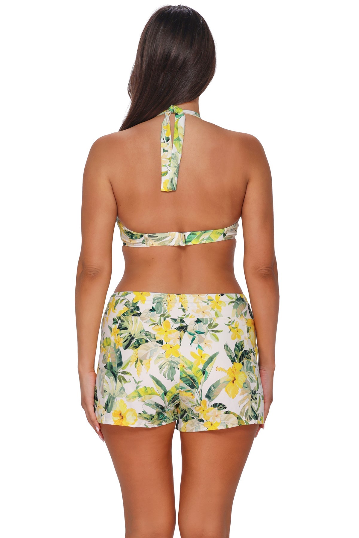 Sunsets Escape Isla Soleil Crepe Laguna Swim Short