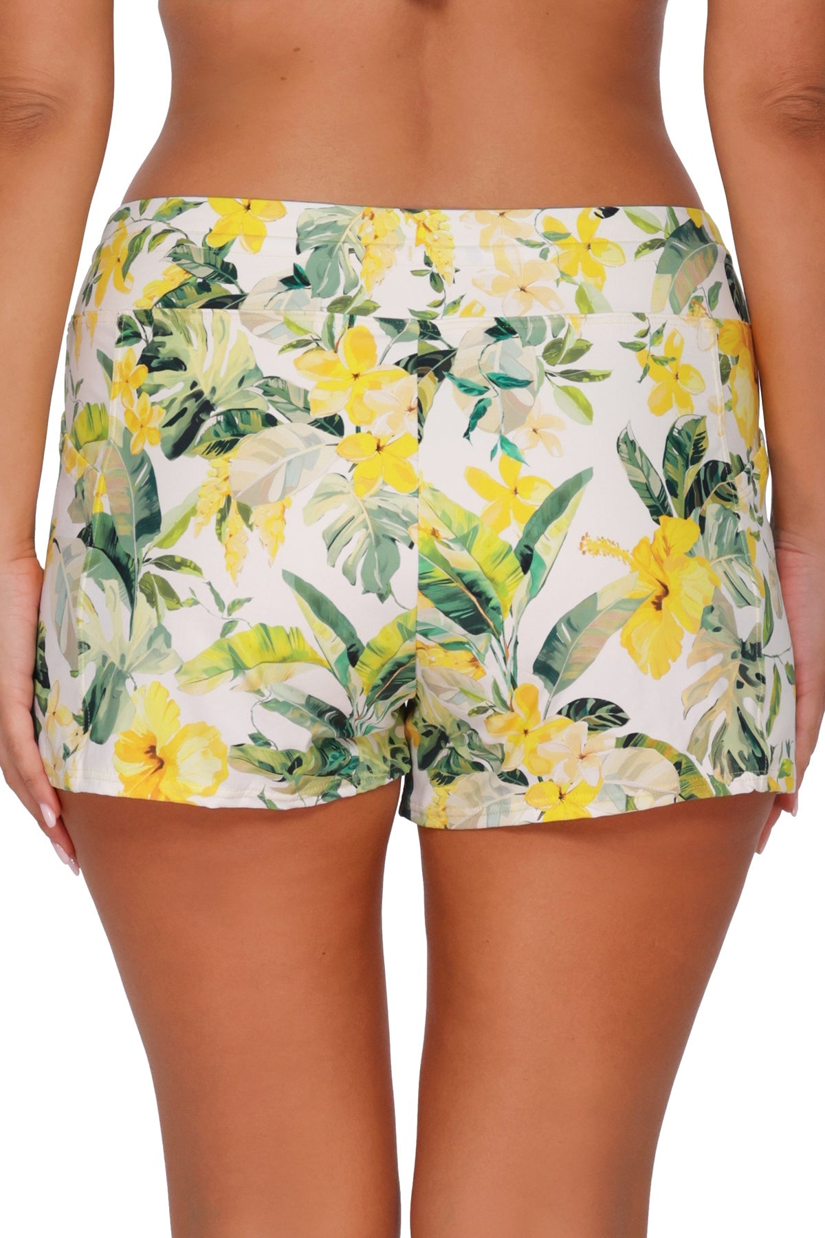 Sunsets Escape Isla Soleil Crepe Laguna Swim Short