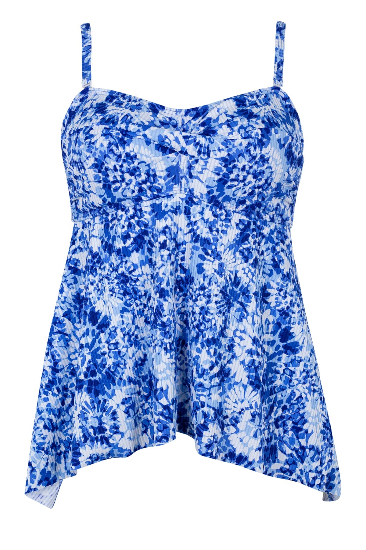 Sunsets Escape Island Ink Rib Molly Bandeau Tankini Top