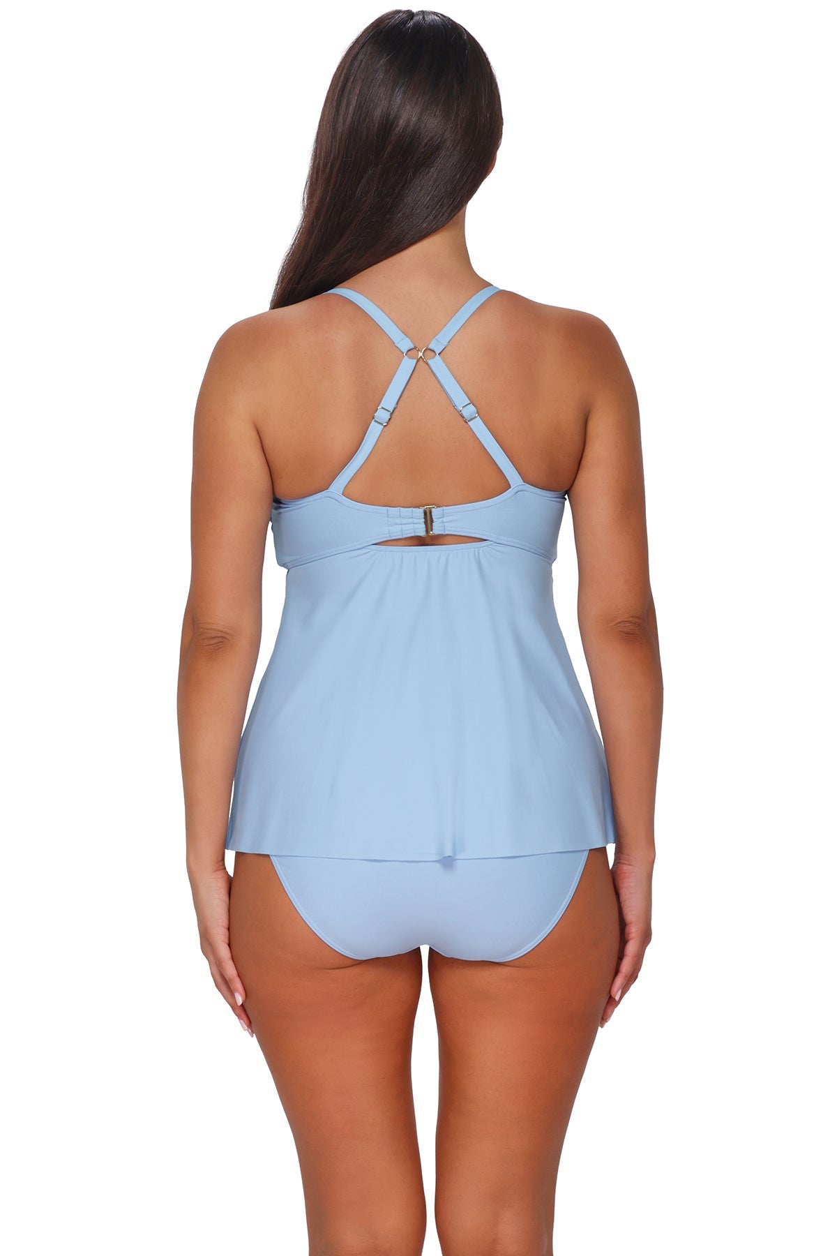 Sunsets Escape Blue Whisper Tori Tankini Top