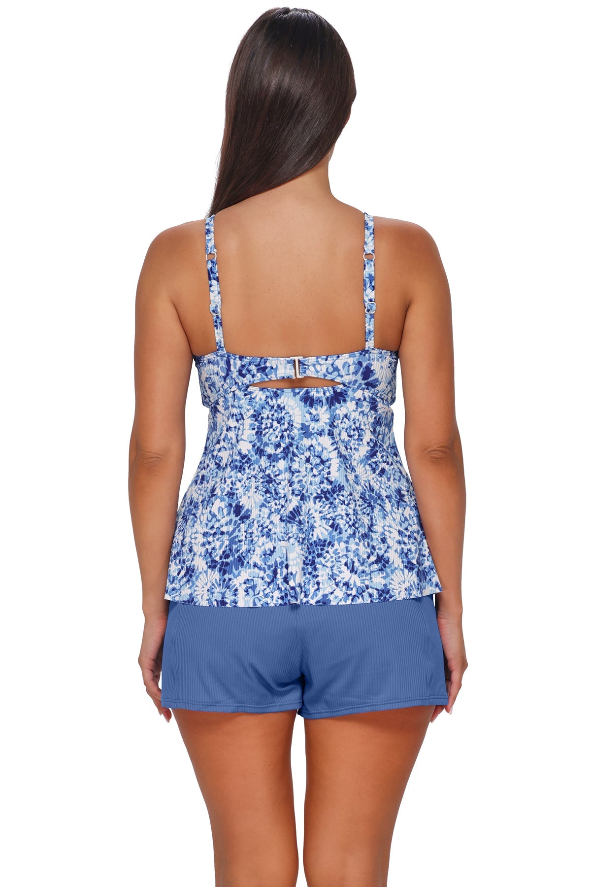 Sunsets Escape Island Ink Rib Tori Tankini Top