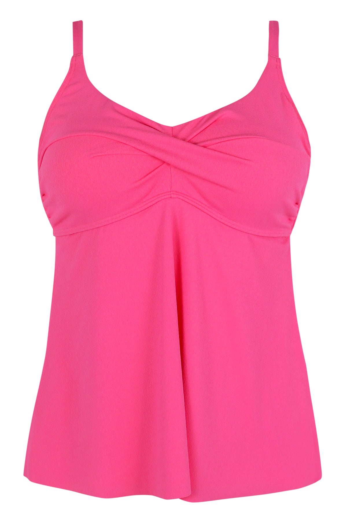 Sunsets Escape Posy Pink Crepe Tori Tankini Top