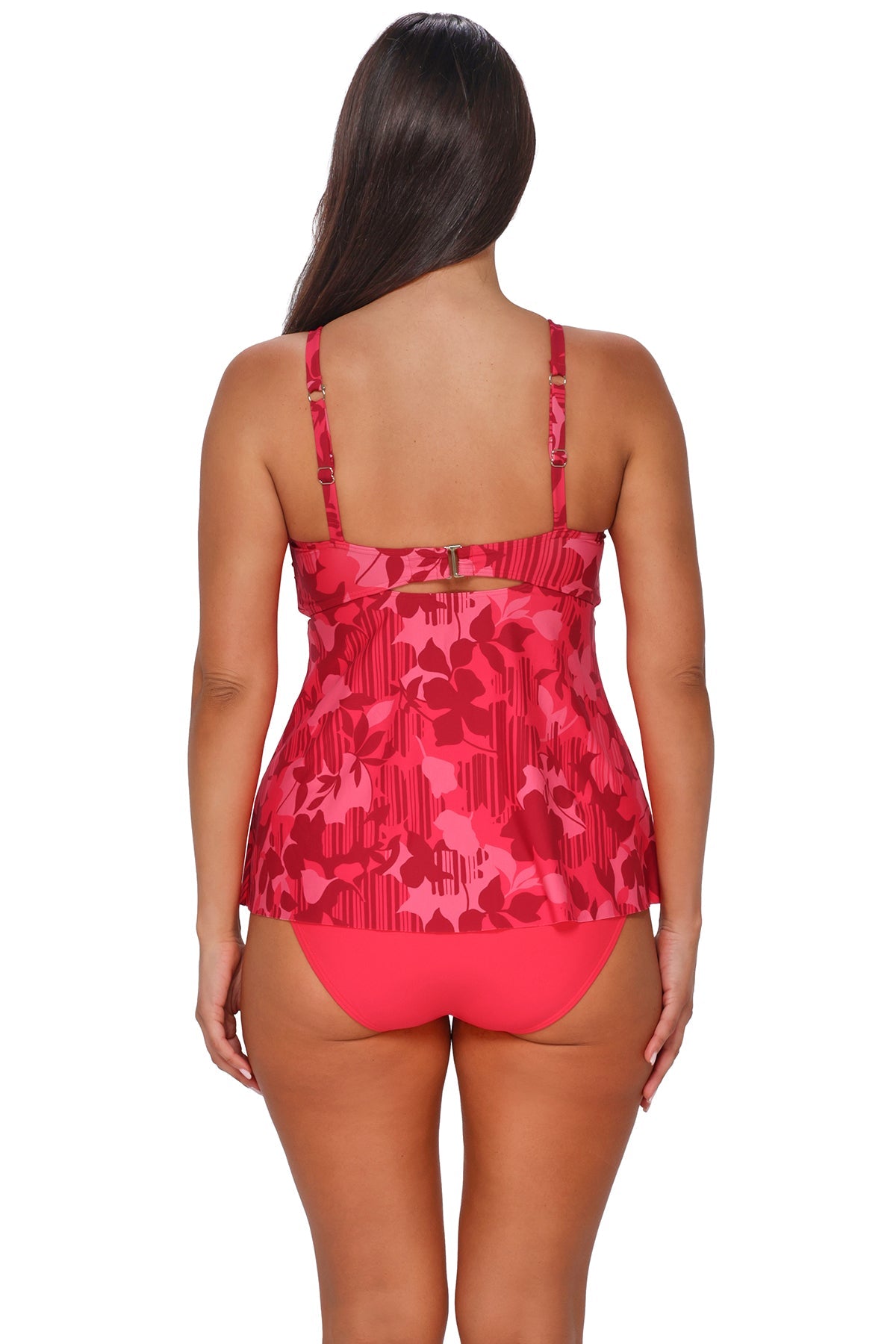 Sunsets Escape Rambling Rose Tori Tankini Top