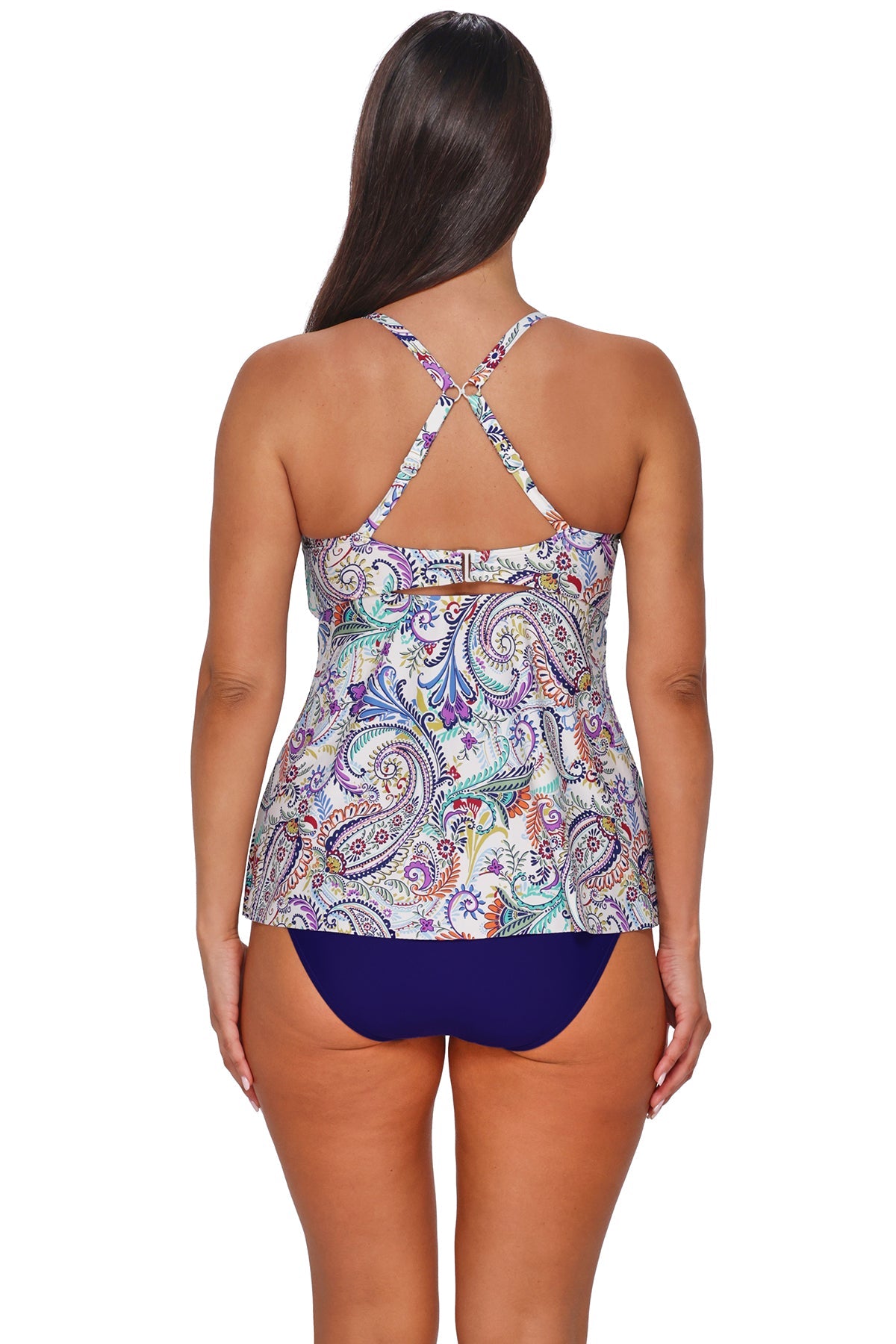 Sunsets Escape Tide Pool Twist Tori Tankini Top