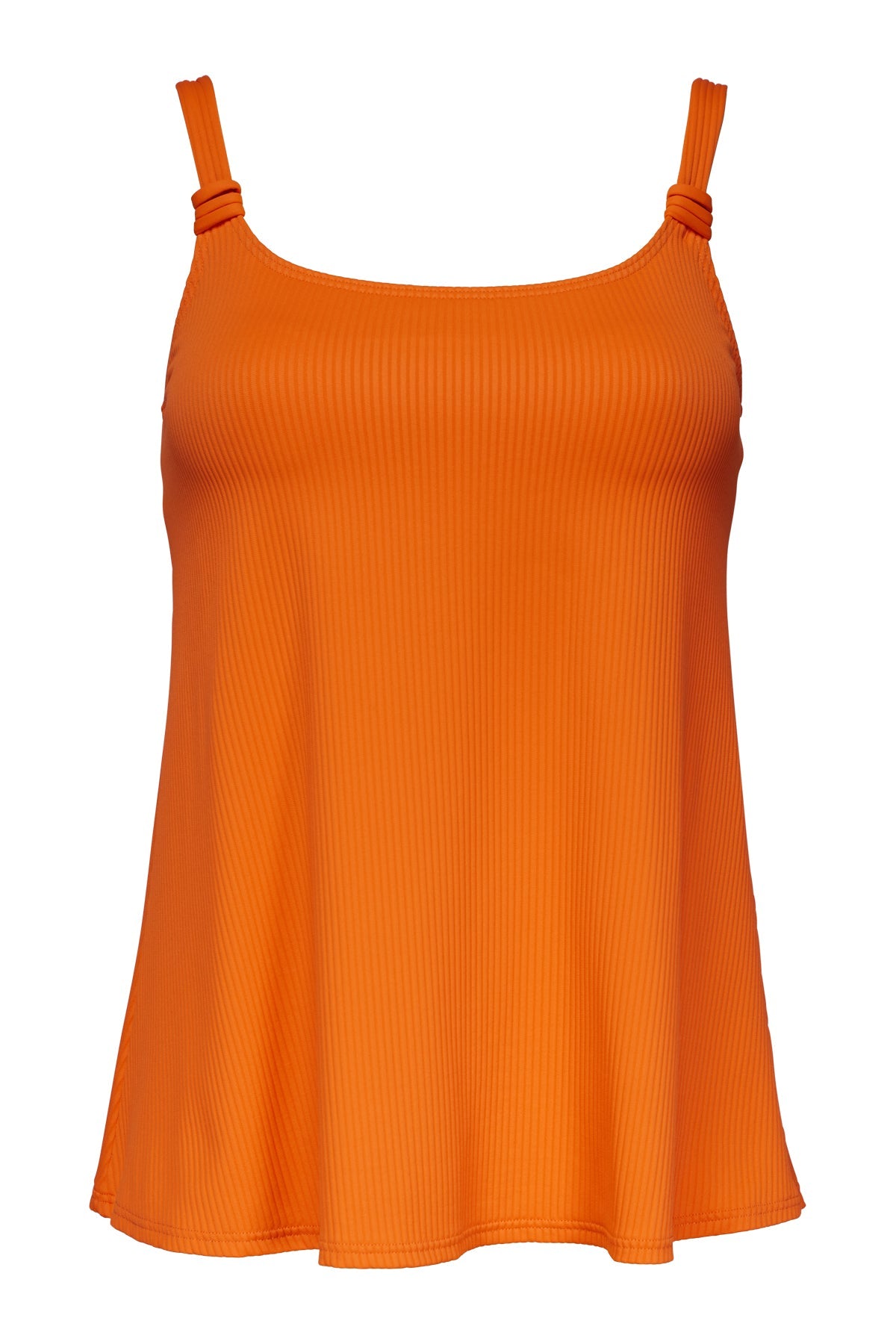 Sunsets Escape Kumquat Sandbar Rib Jenna Tankini Top