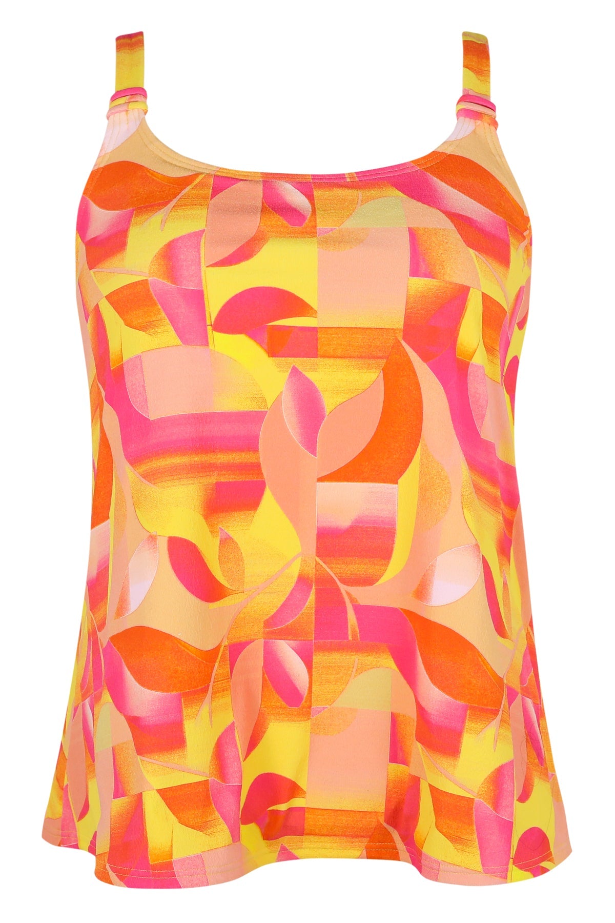 Sunsets Escape Dreamsicle Crepe Jenna Tankini Top