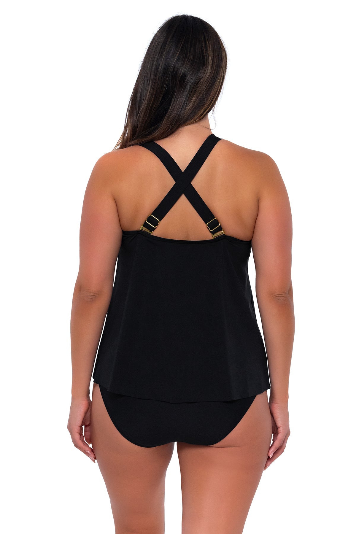 Sunsets Escape Black Sadie Tankini Top