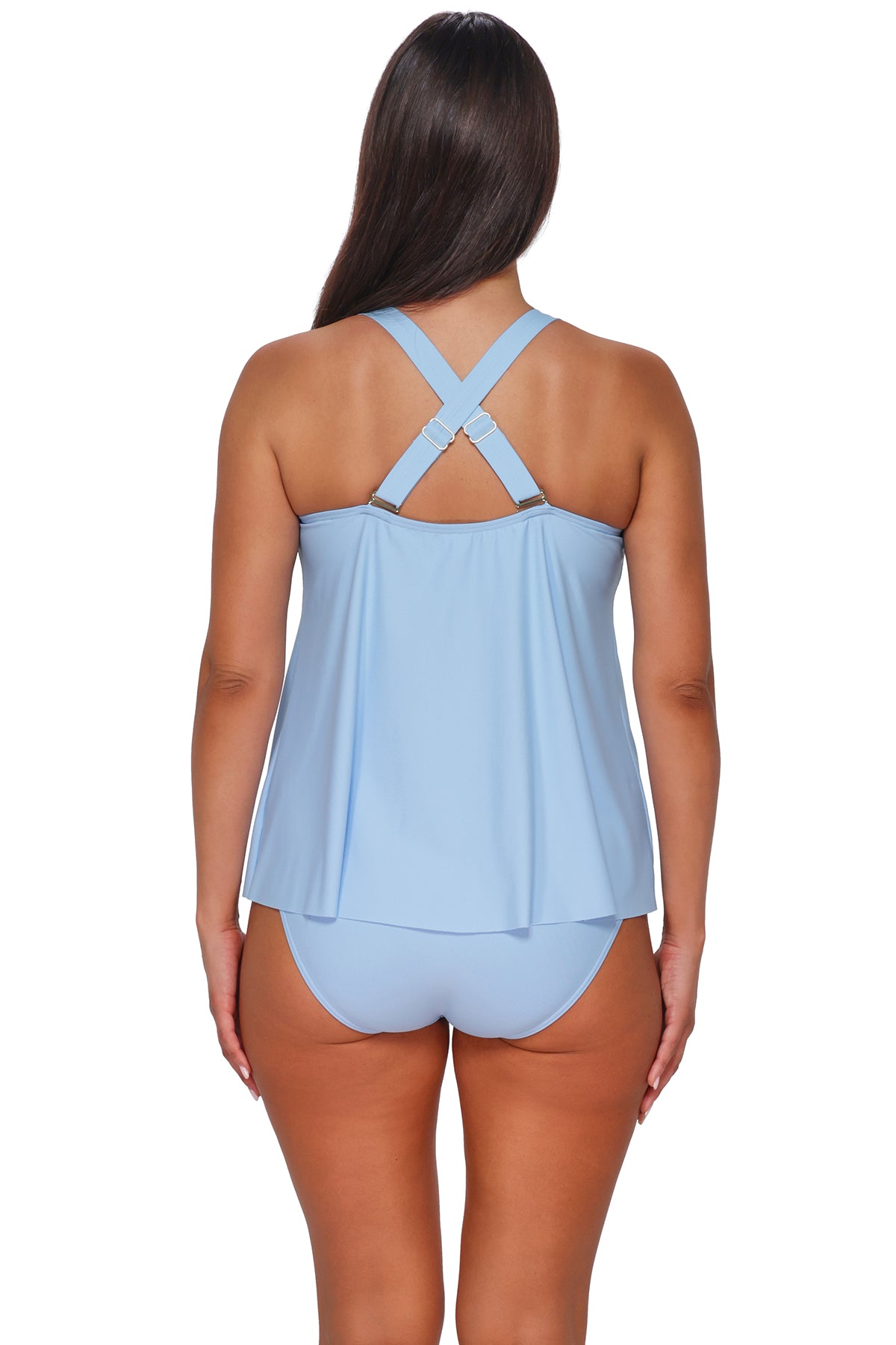 Sunsets Escape Blue Whisper Sadie Tankini Top