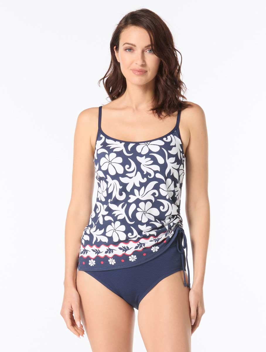 Beach House Block Trop Bridget Underwire Tankini Top