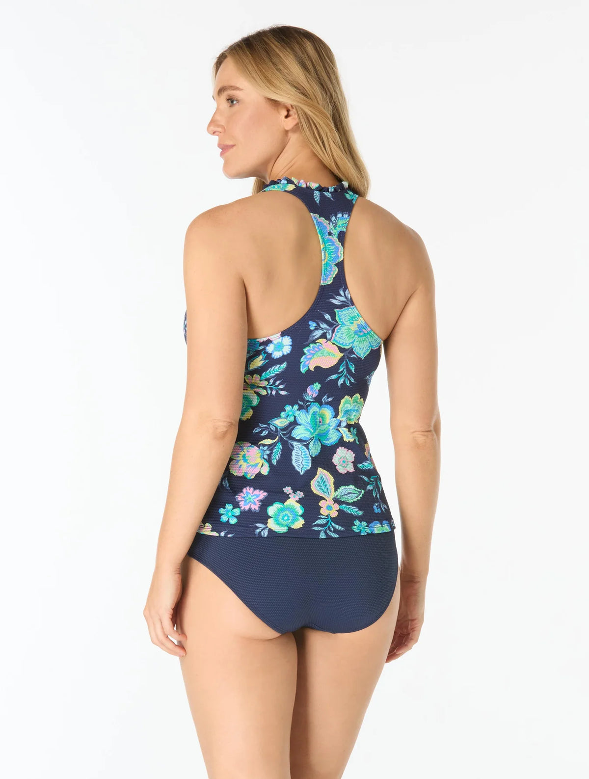 Beach House Diamond Meadows Nina Ruffle Trim Tankini Top