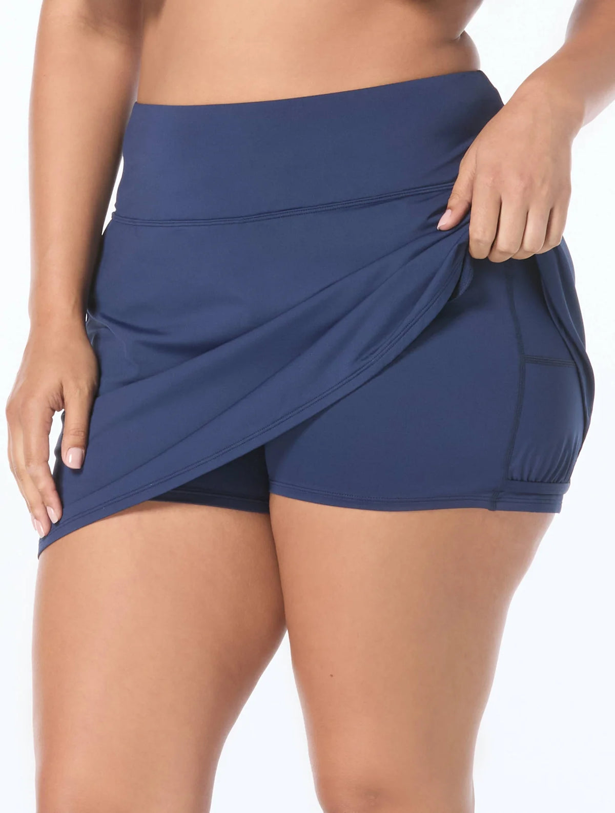 Beach House Aida Black Pull On Swim Skirt Bottom