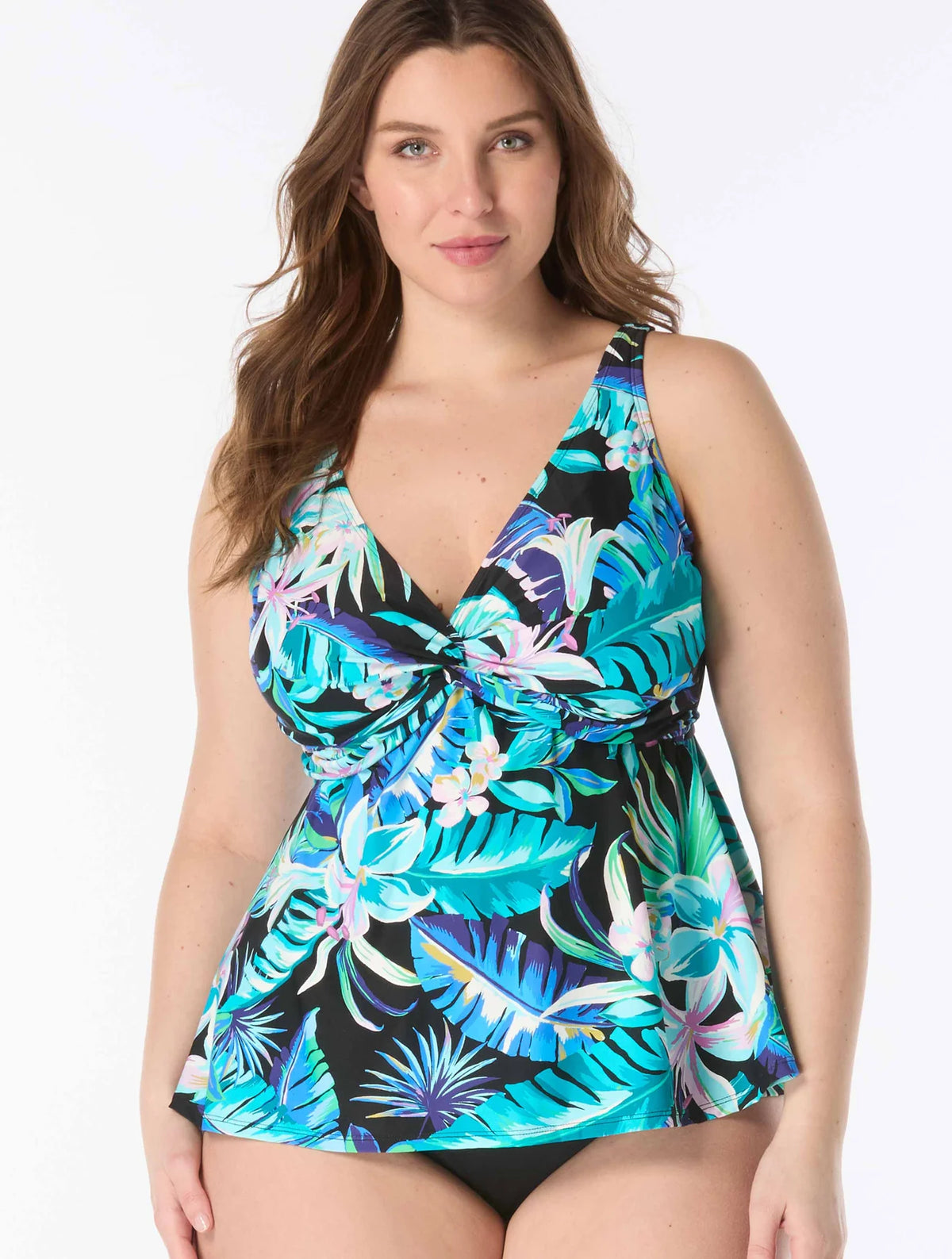 Beach House Plus Island Rhythm Willow Tankini Top