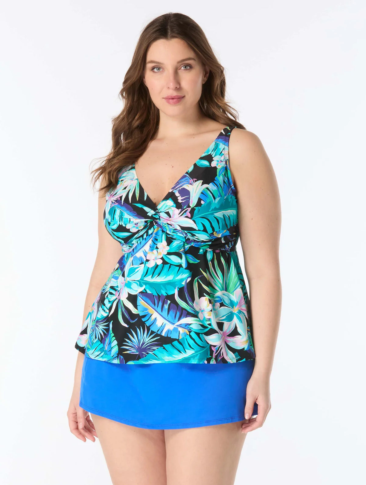 Beach House Plus Island Rhythm Willow Tankini Top
