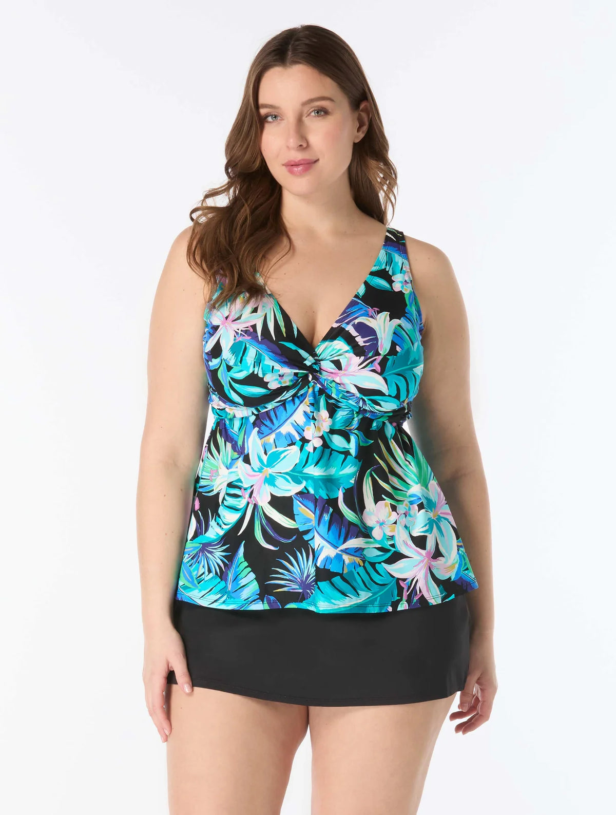 Beach House Plus Island Rhythm Willow Tankini Top
