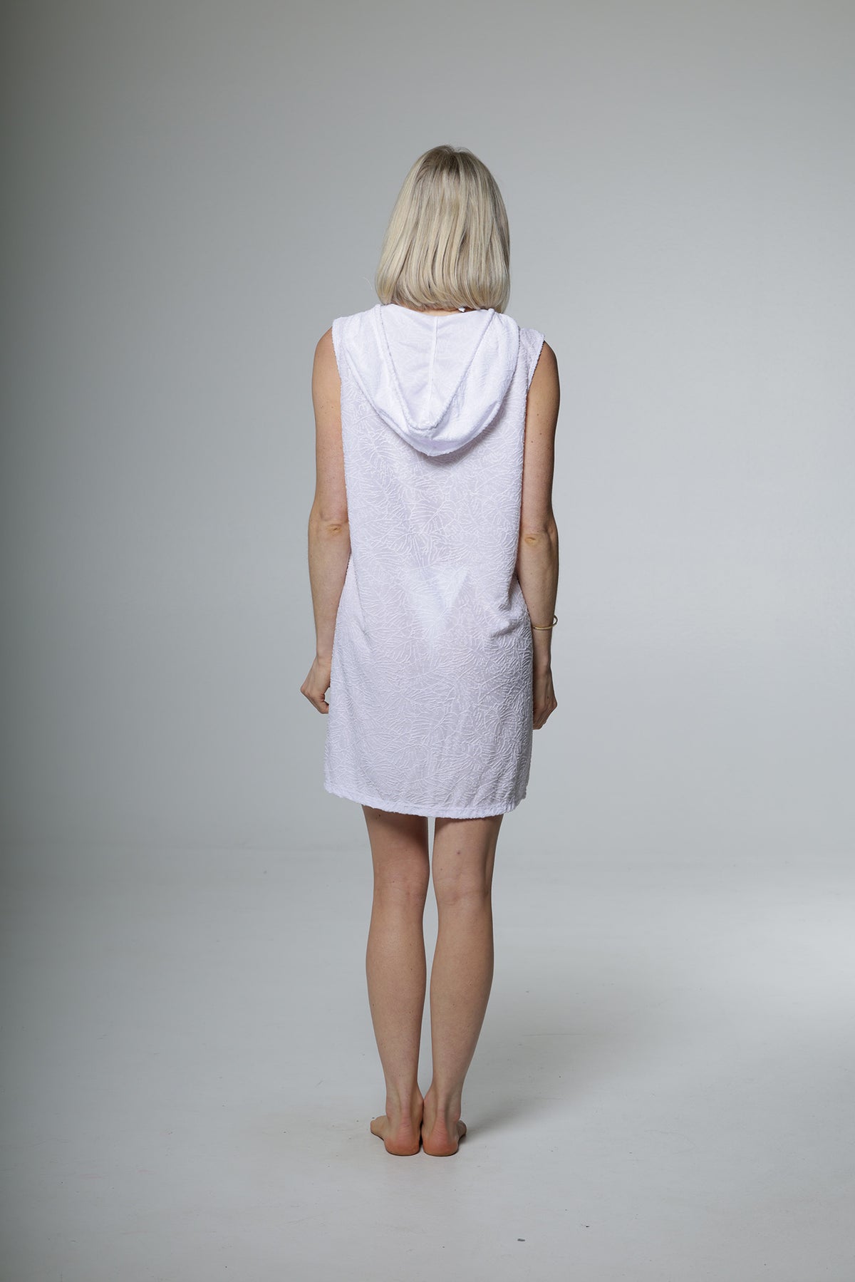 J. Valdi Palm Leaf Terry Cover Up