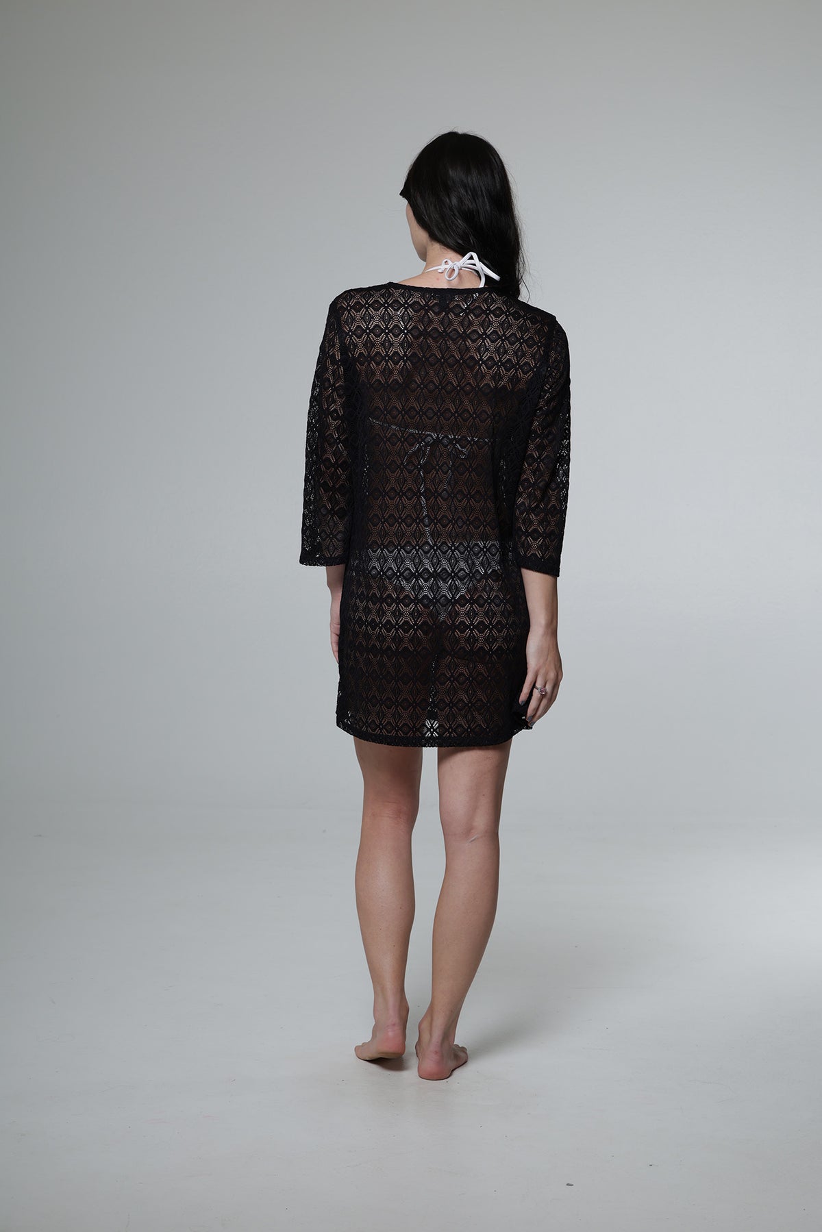 SALE J. Valdi Diamante V-Neck Tunic Cover Up