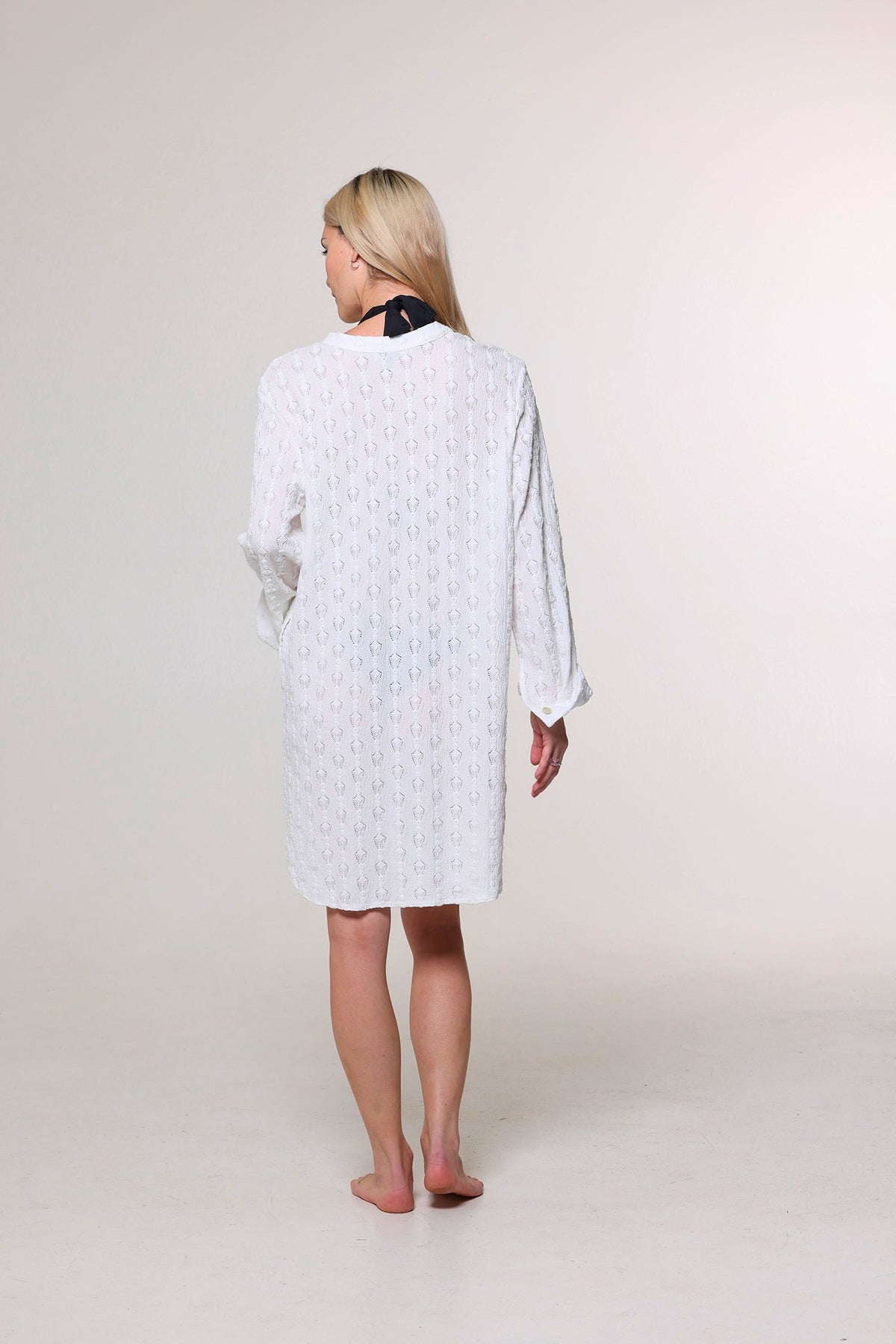 J. Valdi Cowrie Big Shirt Cover Up