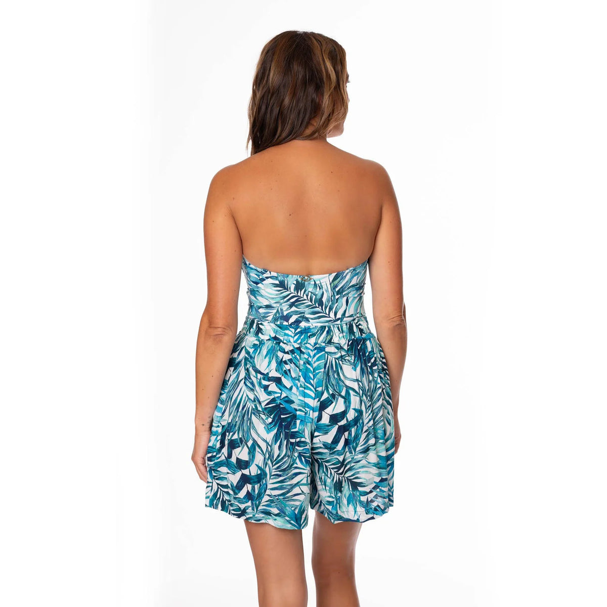 SALE Jantzen Palm Camouflage Reagan Relaxed Pull-On Short Cover Up