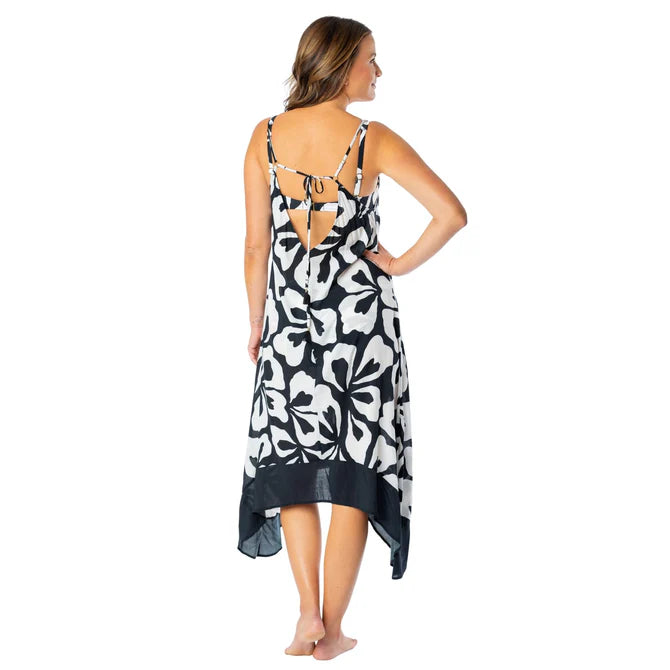 Jantzen Floral Outline Maggie Scarf Dress