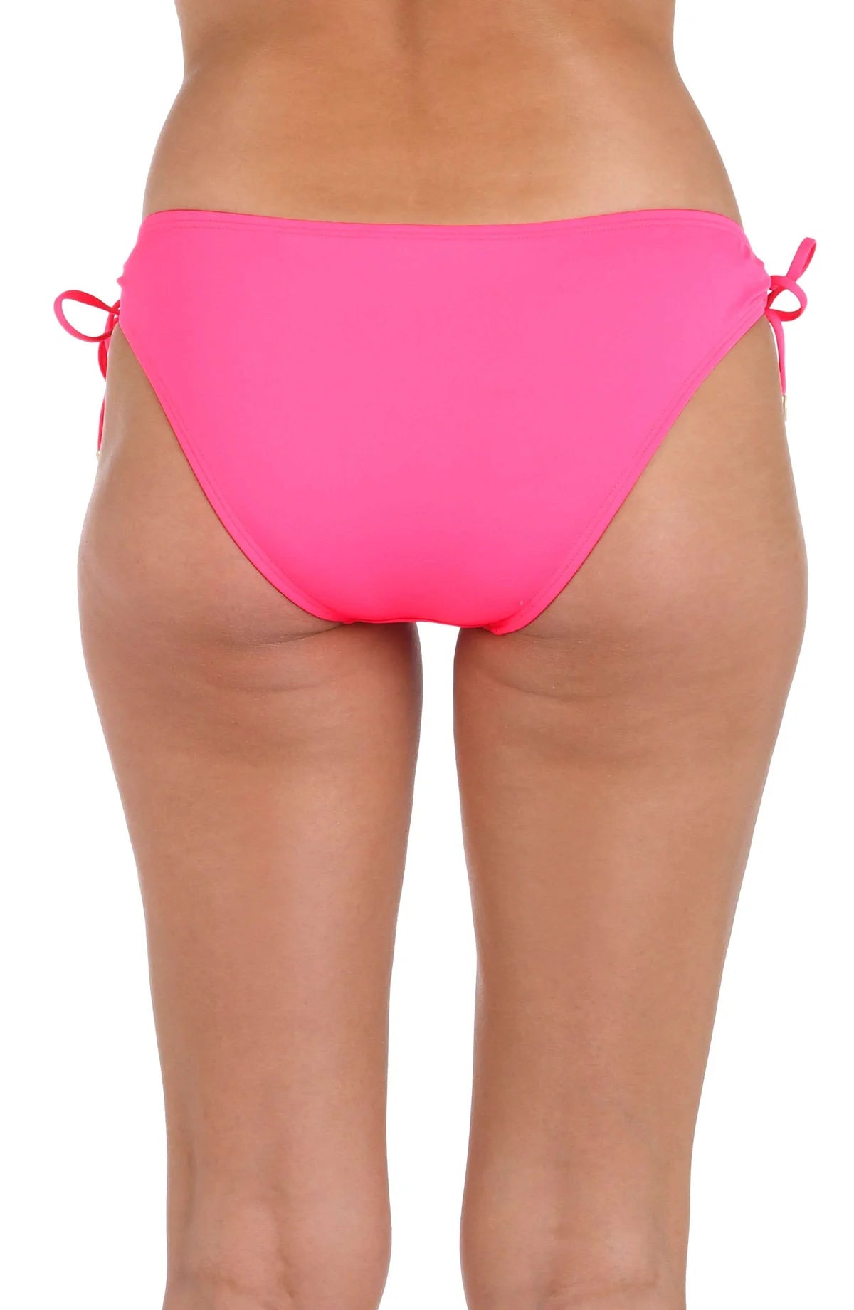 La Blanca Bright Pink Adjustable Loop Hipster Bottom